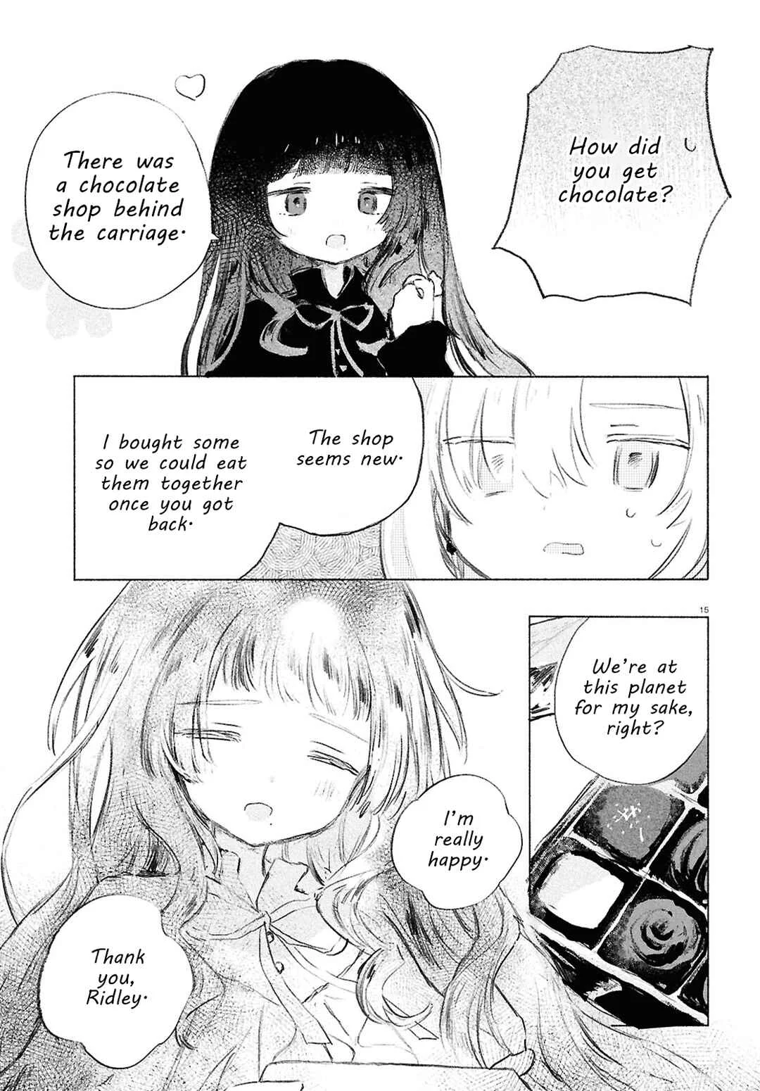 Shoujo Seikan Hyouryuuki Chapter 3: Planet of Sweetness - Page 15