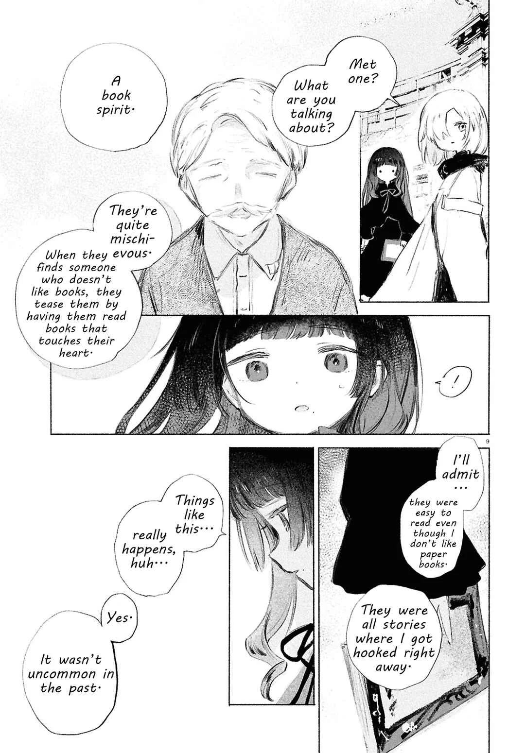 Shoujo Seikan Hyouryuuki Chapter 4: Planet of Books - Page 9