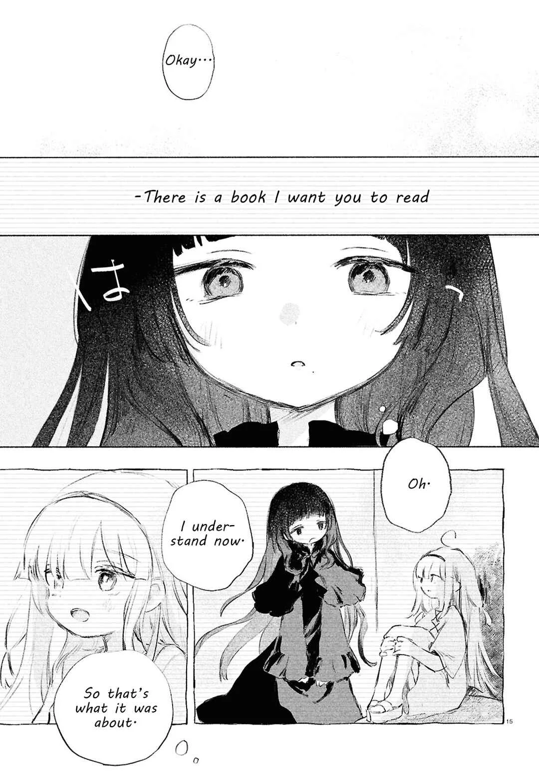 Shoujo Seikan Hyouryuuki Chapter 4: Planet of Books - Page 14