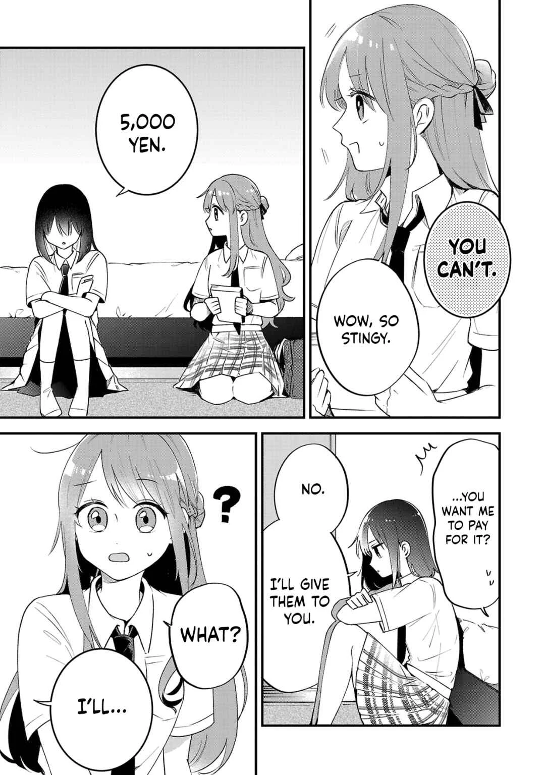 Shuu ni Ichido Classmate wo Kau Hanashi: Futari no Jikan, Iiwake no 5000-en Chapter 3.1: Miyagi Will Give Me 5,000 Yen Again Today (Part 2.1) - Page 9
