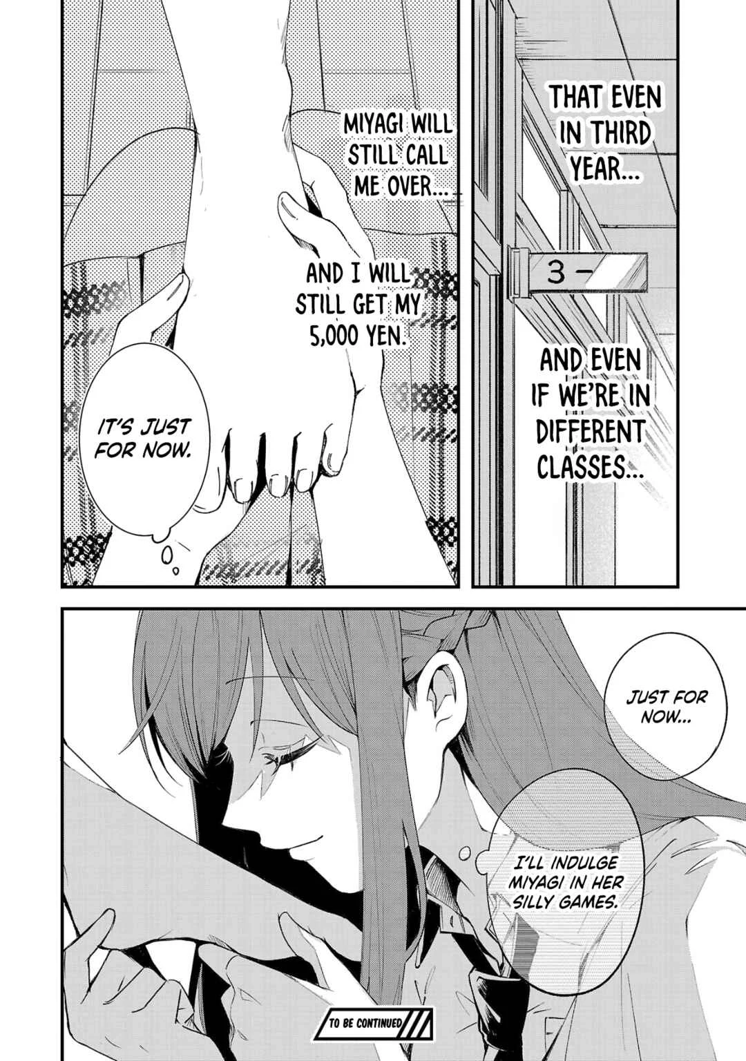 Shuu ni Ichido Classmate wo Kau Hanashi: Futari no Jikan, Iiwake no 5000-en Chapter 3.2: Miyagi Will Give Me 5,000 Yen Again Today (Part 2.2) - Page 12