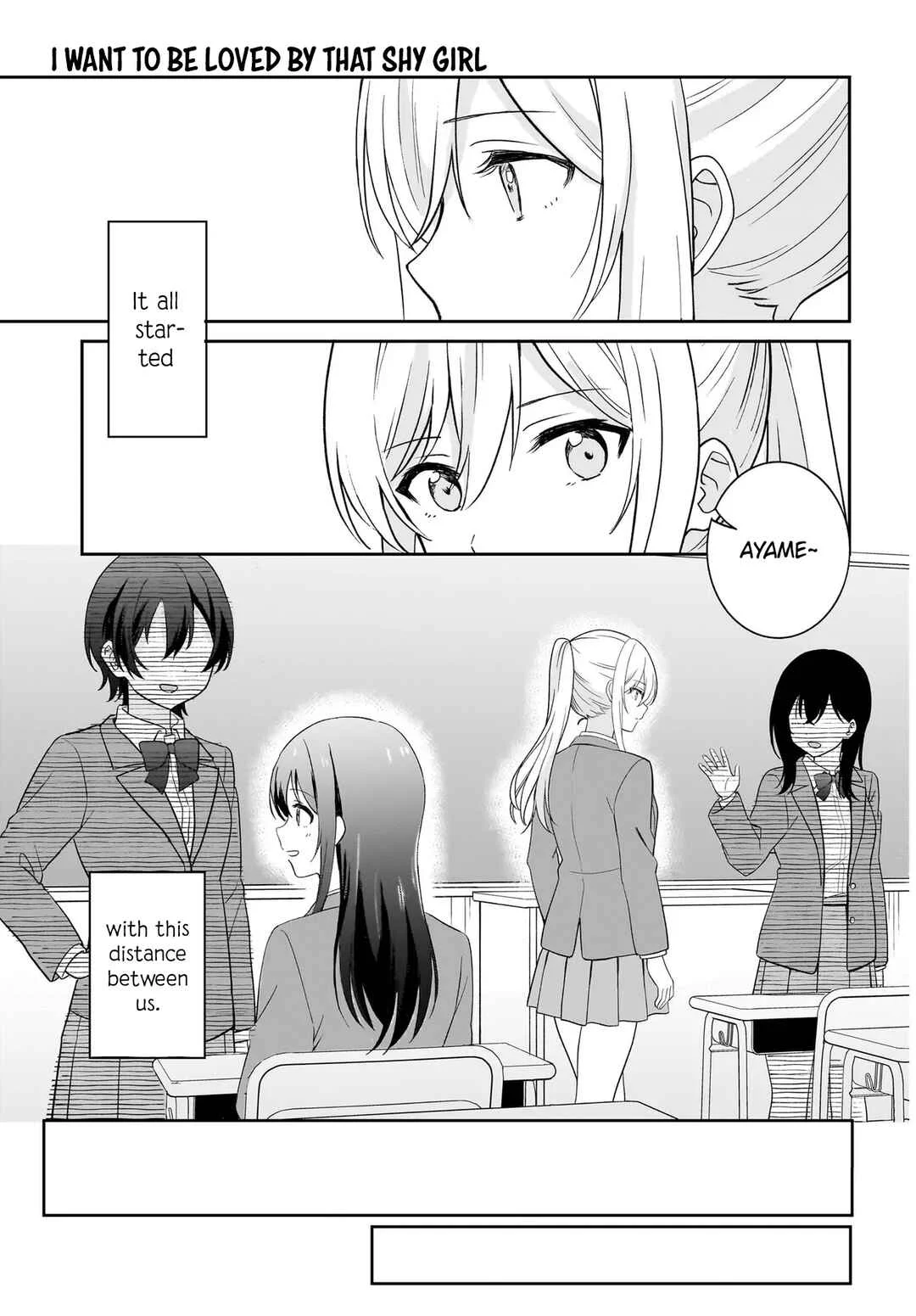 Shy na Ano Ko ni Natsukaretai Chapter 1 - Page 3