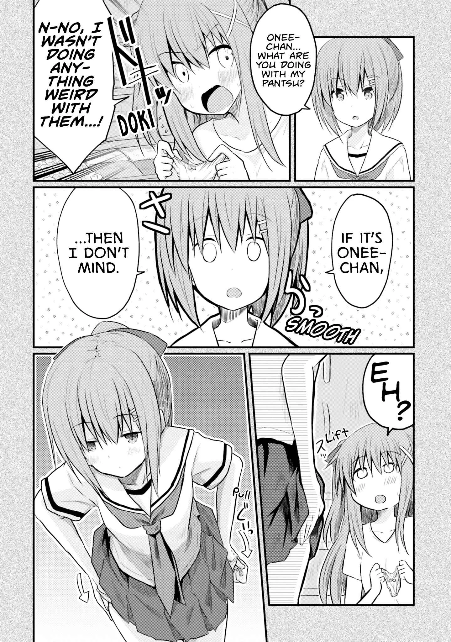 Siscon Oneechan to Kinishinai Imouto Chapter 2: Siscon Elder Sister and Little Sister's Pantsu - Page 1