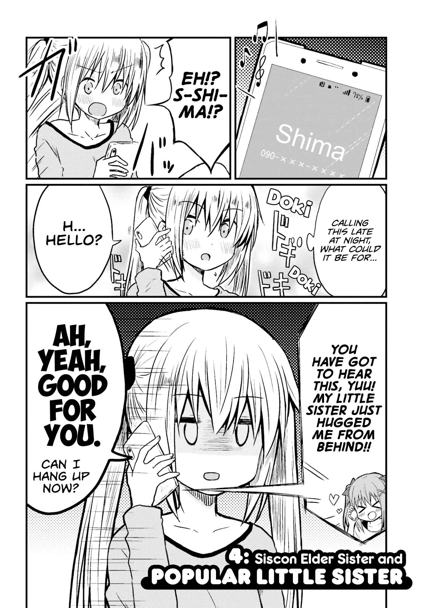 Siscon Oneechan to Kinishinai Imouto Chapter 4: Siscon Elder Sister and Popular Little Sister - Page 2