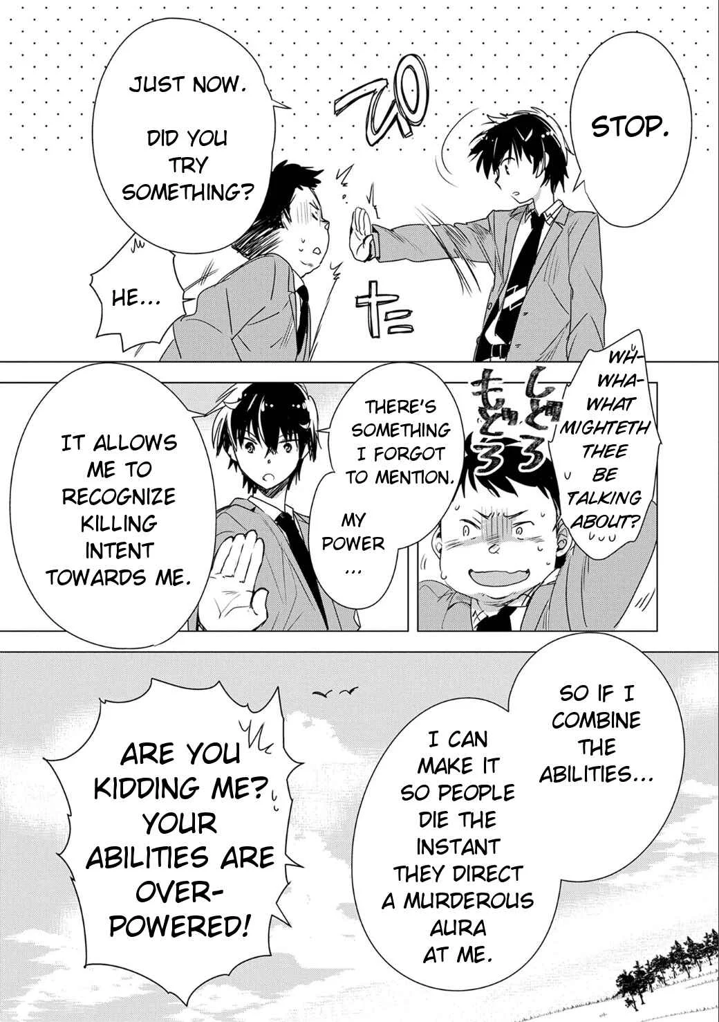 Sokushi Cheat ga Saikyou Sugite, Isekai no Yatsura ga Marude Aite ni Naranai ndesu ga. -ΑΩ- Chapter 2: Because your boobs were soft - Page 9