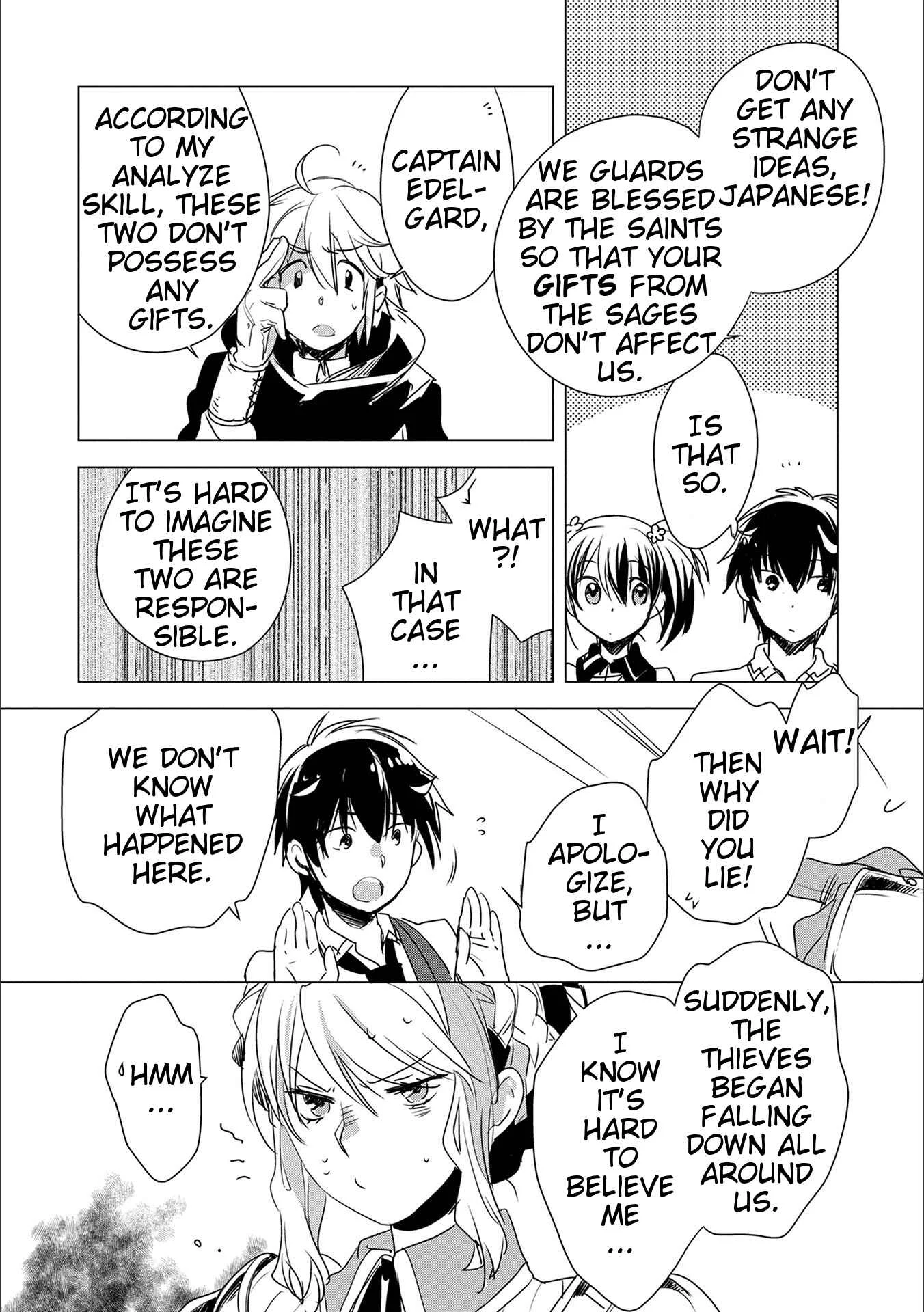 Sokushi Cheat ga Saikyou Sugite, Isekai no Yatsura ga Marude Aite ni Naranai ndesu ga. -ΑΩ- Chapter 4: My guardian spirit is the strongest, so even the other world is a piece of cake - Page 13