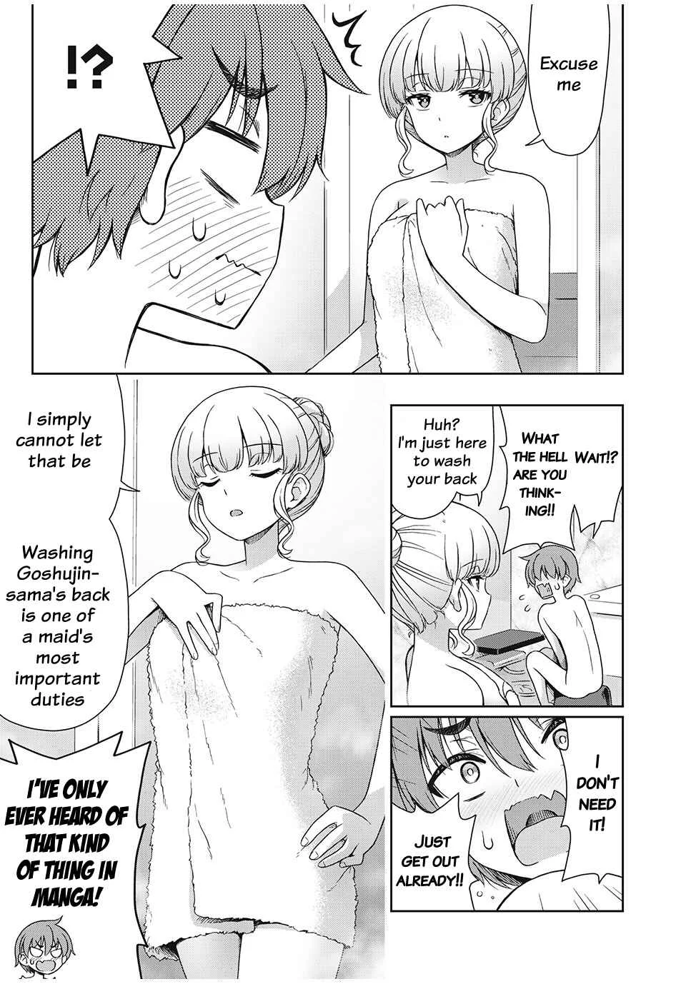 Sore ga Meido no Kanna desu Chapter 4: How is the water temperature? - Page 4