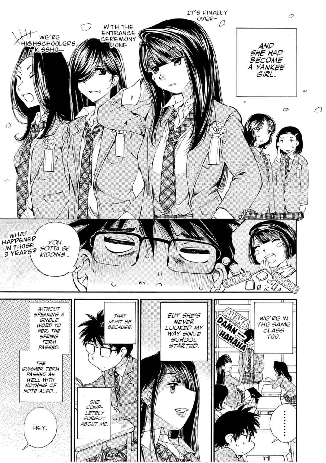 Special Attack on the Raw Breasts of Yankee Girls!! Anthology Comics Chapter 4: Don't Get Involved, Kissho! by Sano Takashi - Page 6
