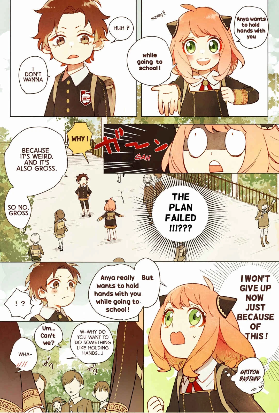 Spy x Family - Anya and Damian (Doujinshi) Chapter 1: The Holding Hands Plan - Page 2