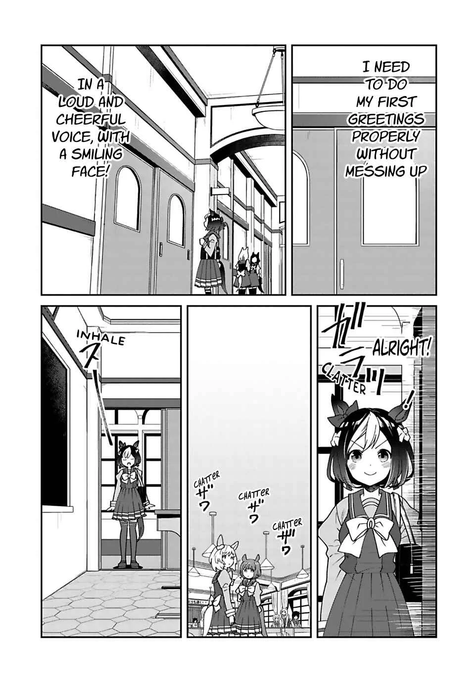 Starting Gate! Uma Musume Pretty Derby Chapter 4: Distance Between the Two #01 - Page 9