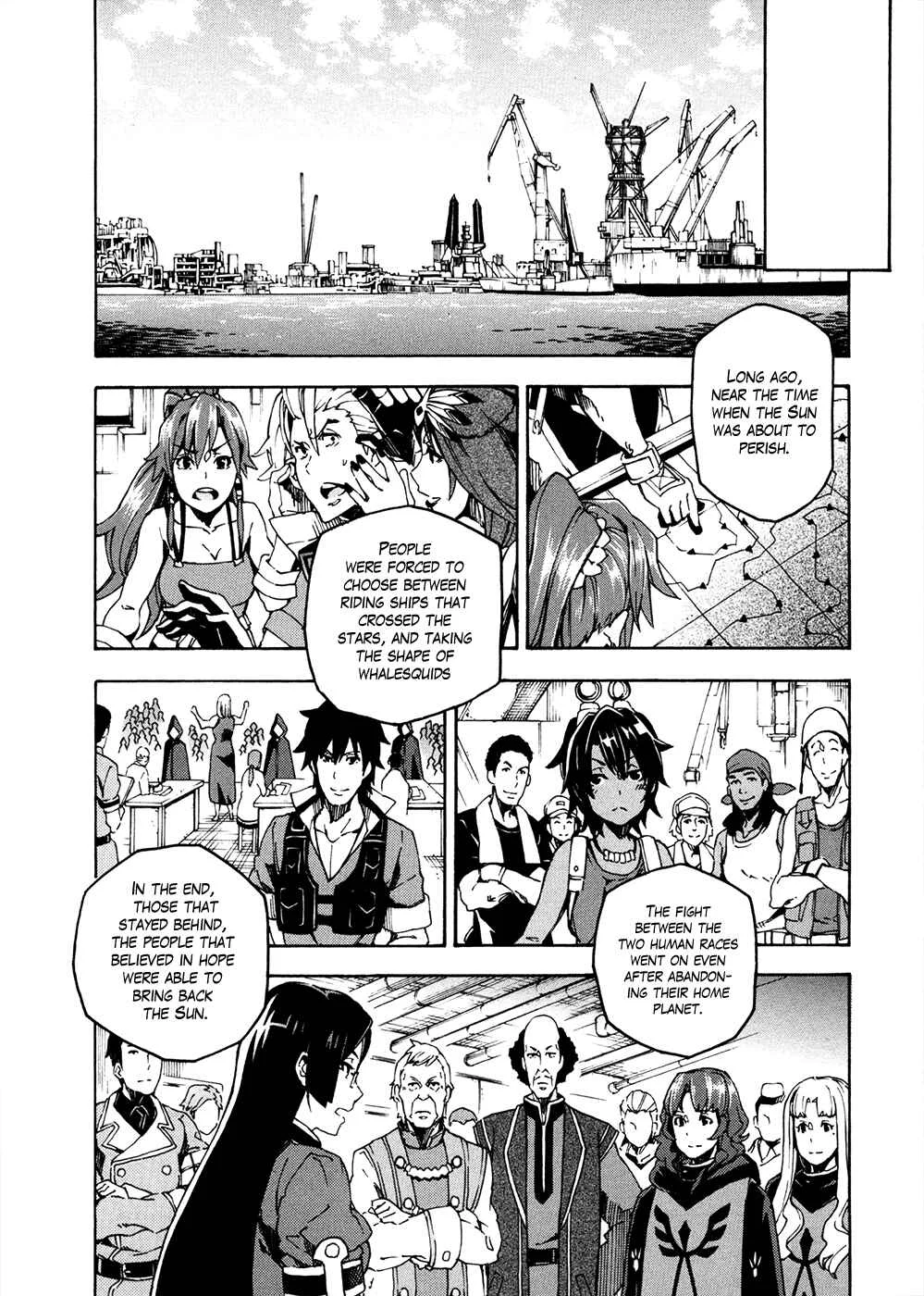 Suisei no Gargantia Chapter 13: The Green Planet's Legend - Page 37