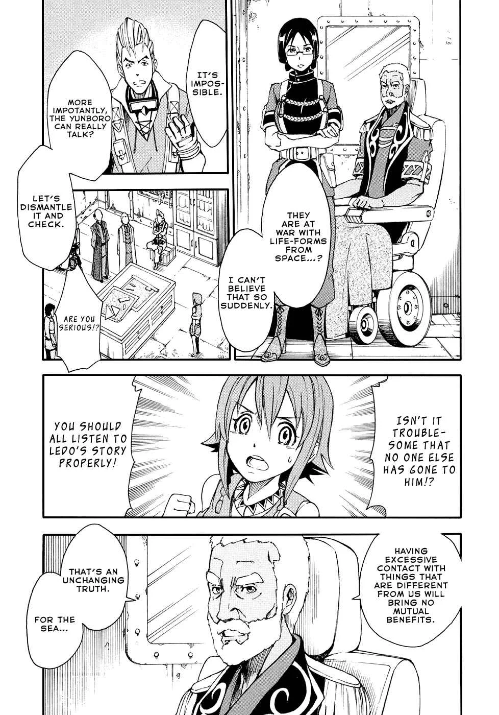 Suisei no Gargantia Chapter 2: The Planet Where it Began - Page 35
