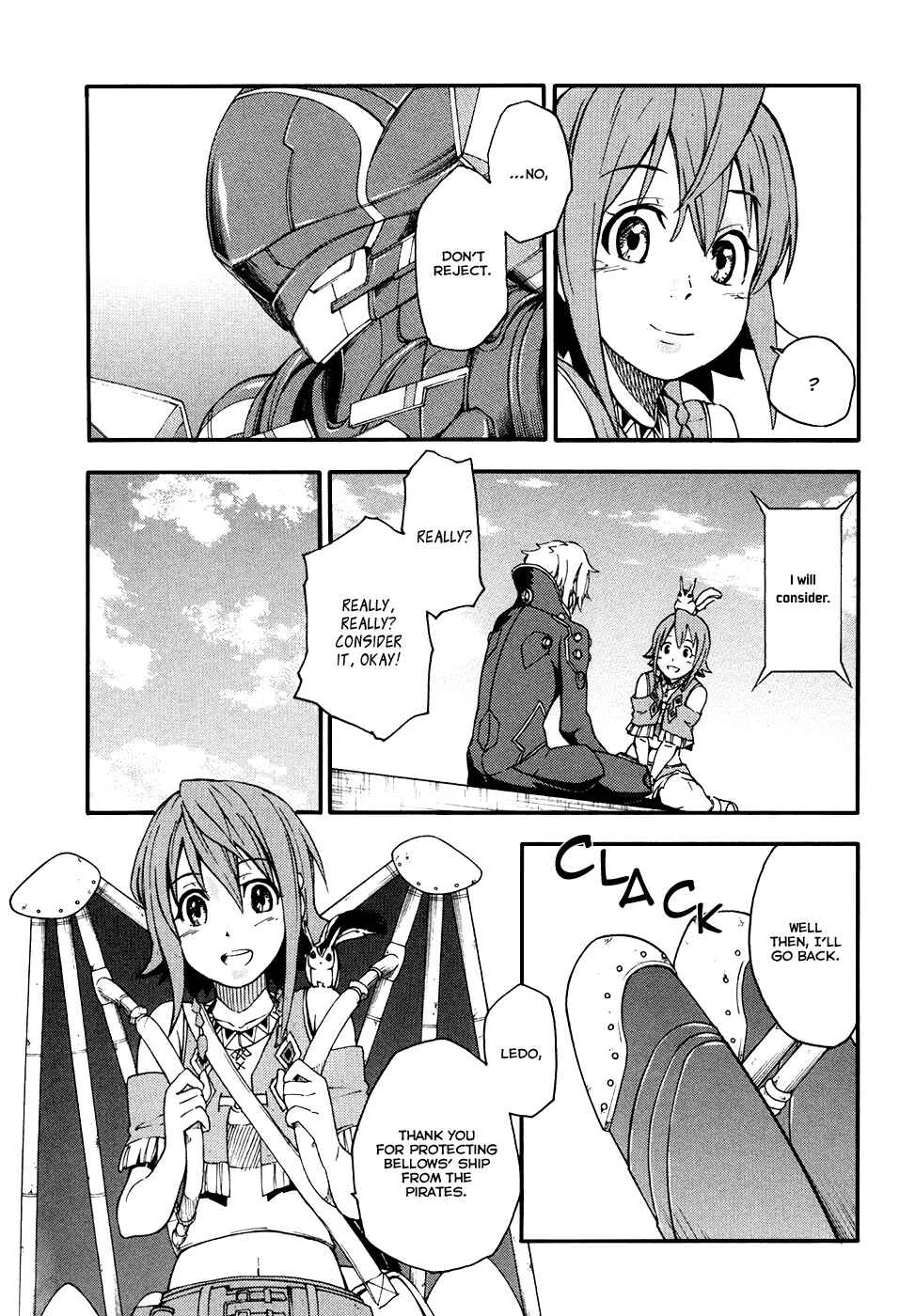 Suisei no Gargantia Chapter 3: Anihilation Light - Page 35