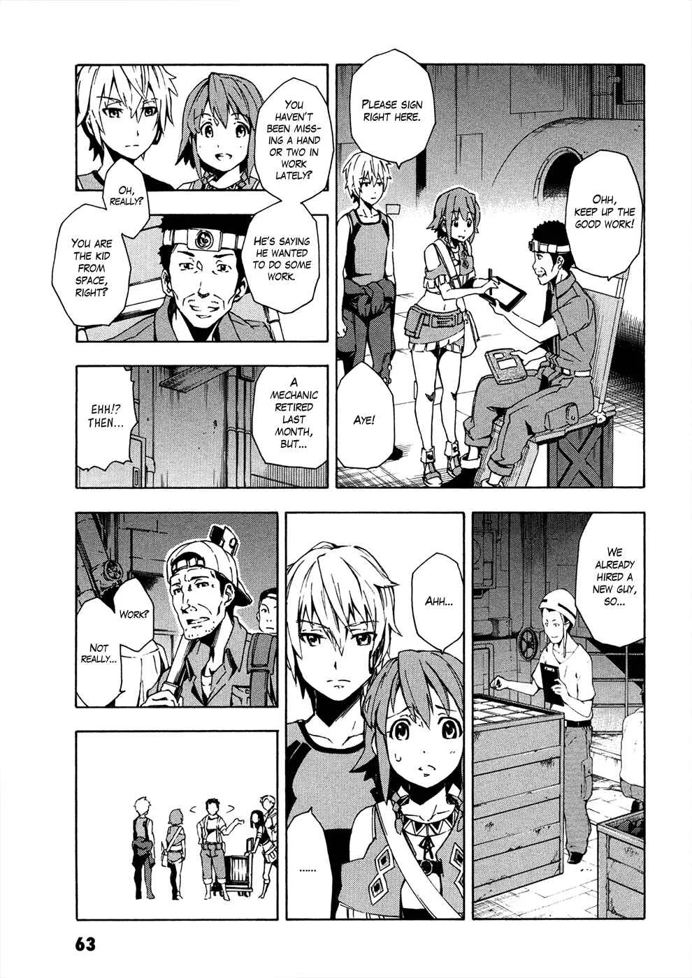 Suisei no Gargantia Chapter 6: A Calm Day - Page 7