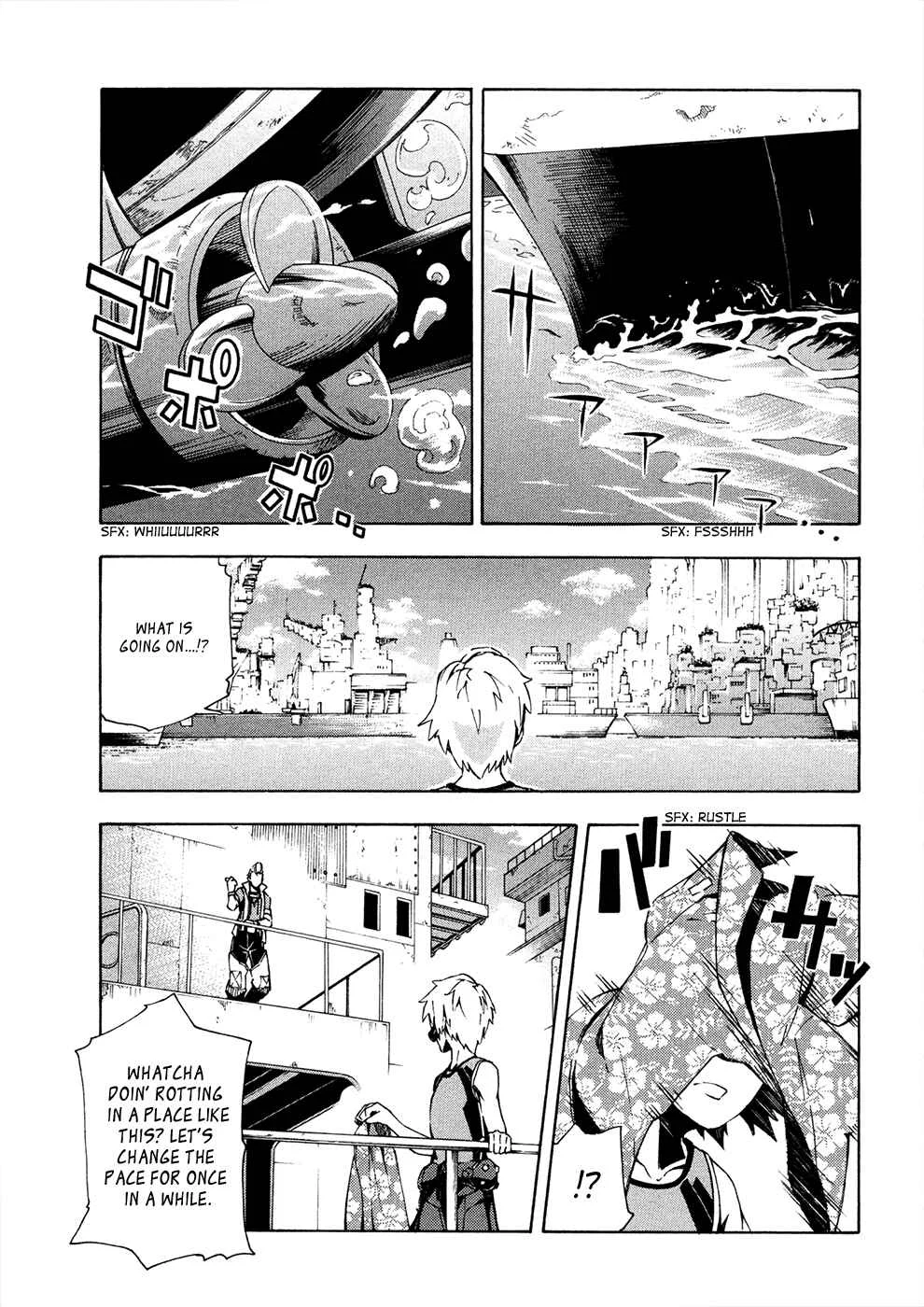 Suisei no Gargantia Chapter 6: A Calm Day - Page 11