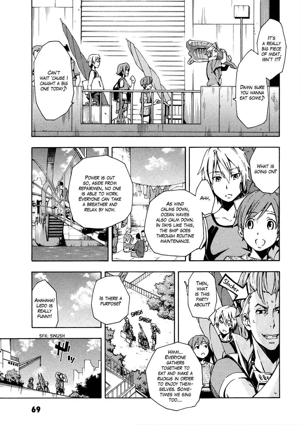 Suisei no Gargantia Chapter 6: A Calm Day - Page 13