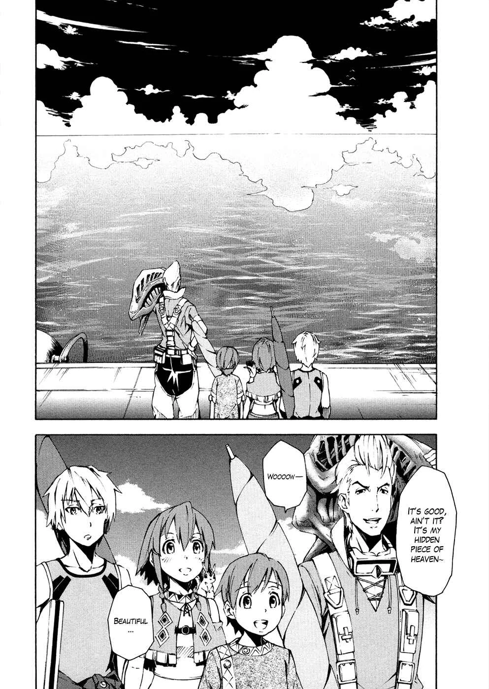 Suisei no Gargantia Chapter 6: A Calm Day - Page 14