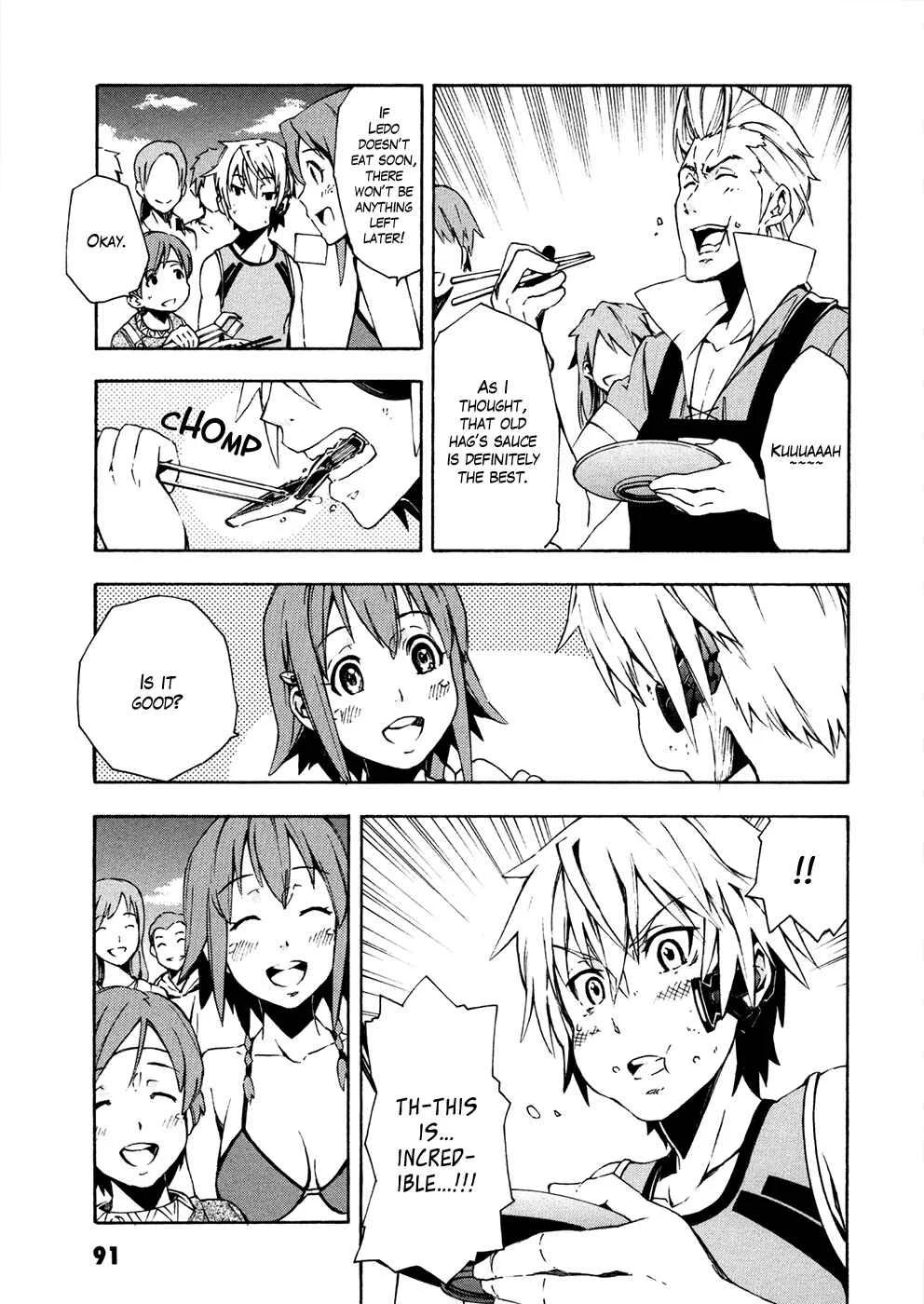 Suisei no Gargantia Chapter 6: A Calm Day - Page 35