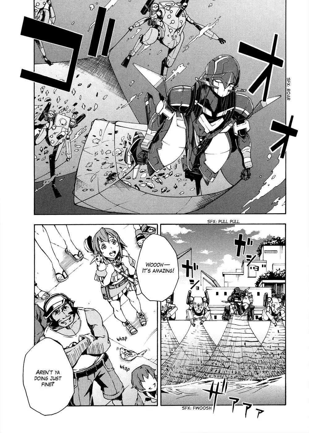Suisei no Gargantia Chapter 7: Carnival - Page 1
