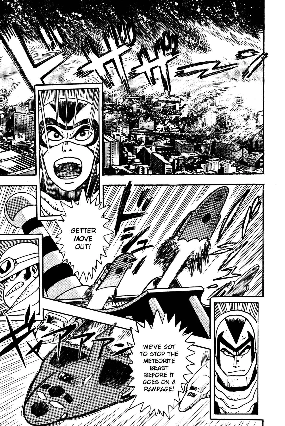 Super Robot Retsuden Chapter 3: Assault of the Meteorite Beast Crabgiron!! Getter In Crisis - Page 3
