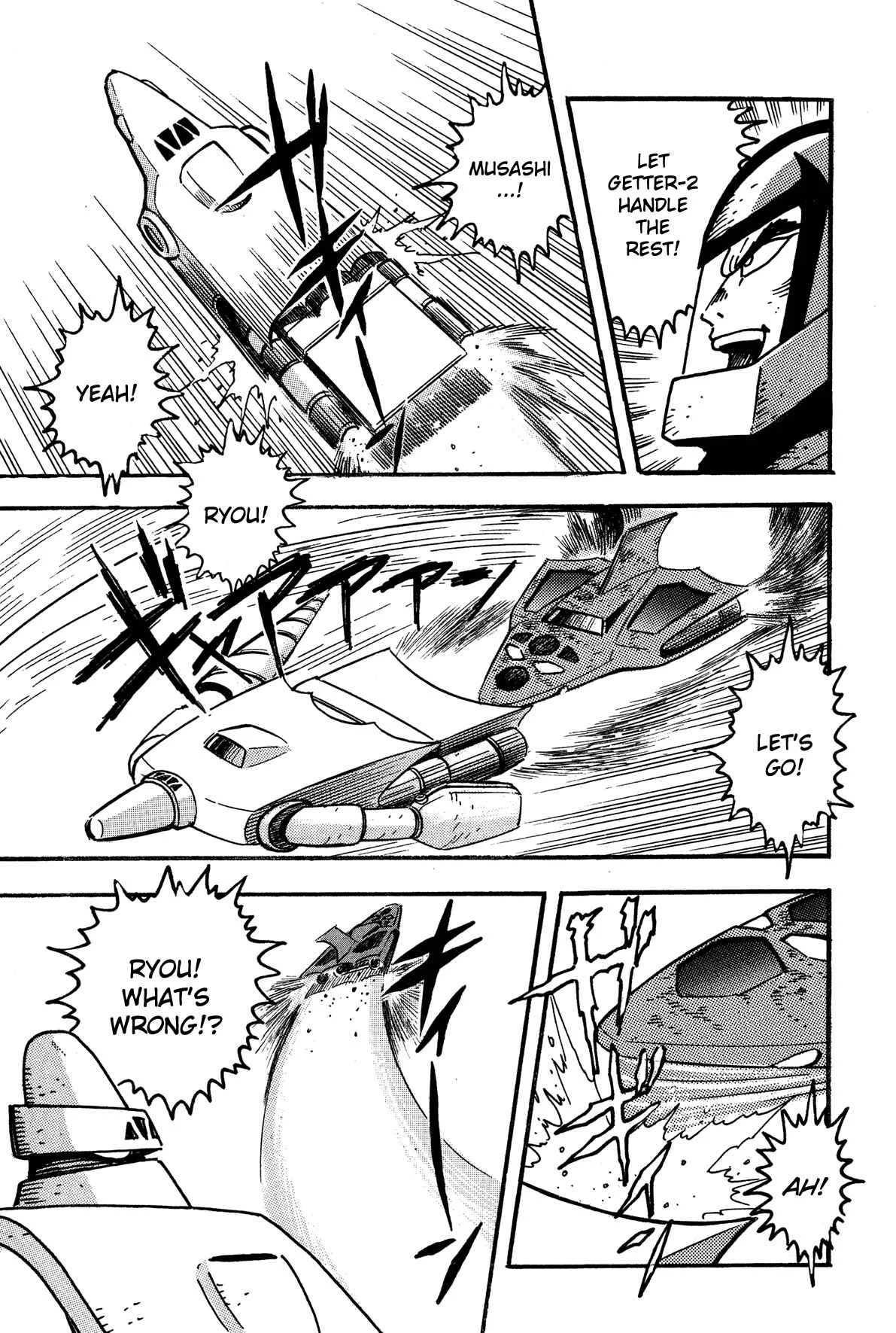Super Robot Retsuden Chapter 3: Assault of the Meteorite Beast Crabgiron!! Getter In Crisis - Page 9