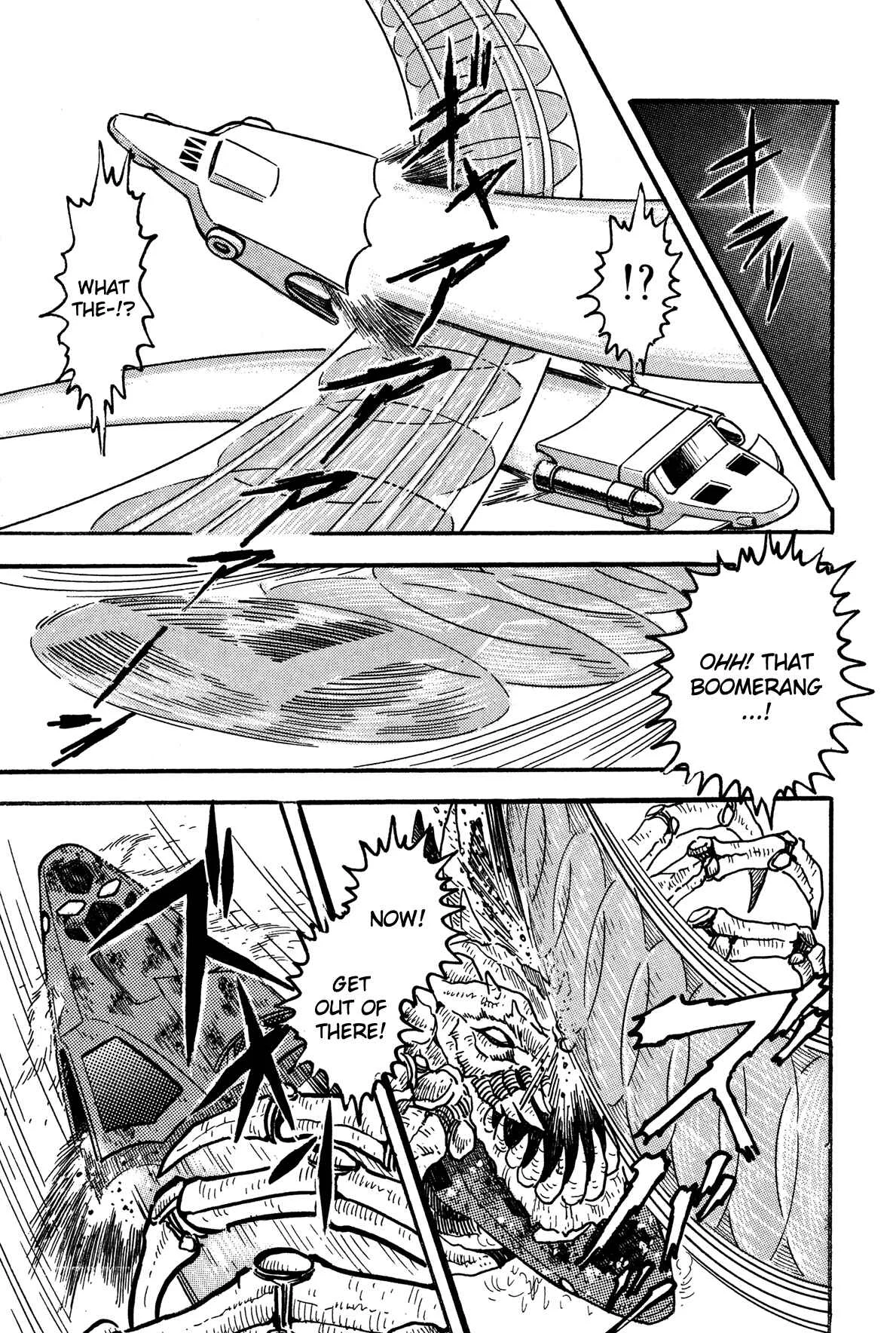 Super Robot Retsuden Chapter 3: Assault of the Meteorite Beast Crabgiron!! Getter In Crisis - Page 13