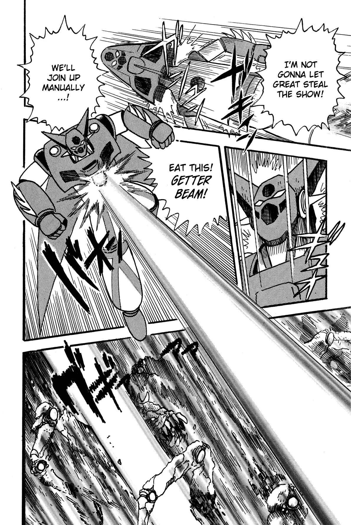 Super Robot Retsuden Chapter 3: Assault of the Meteorite Beast Crabgiron!! Getter In Crisis - Page 18