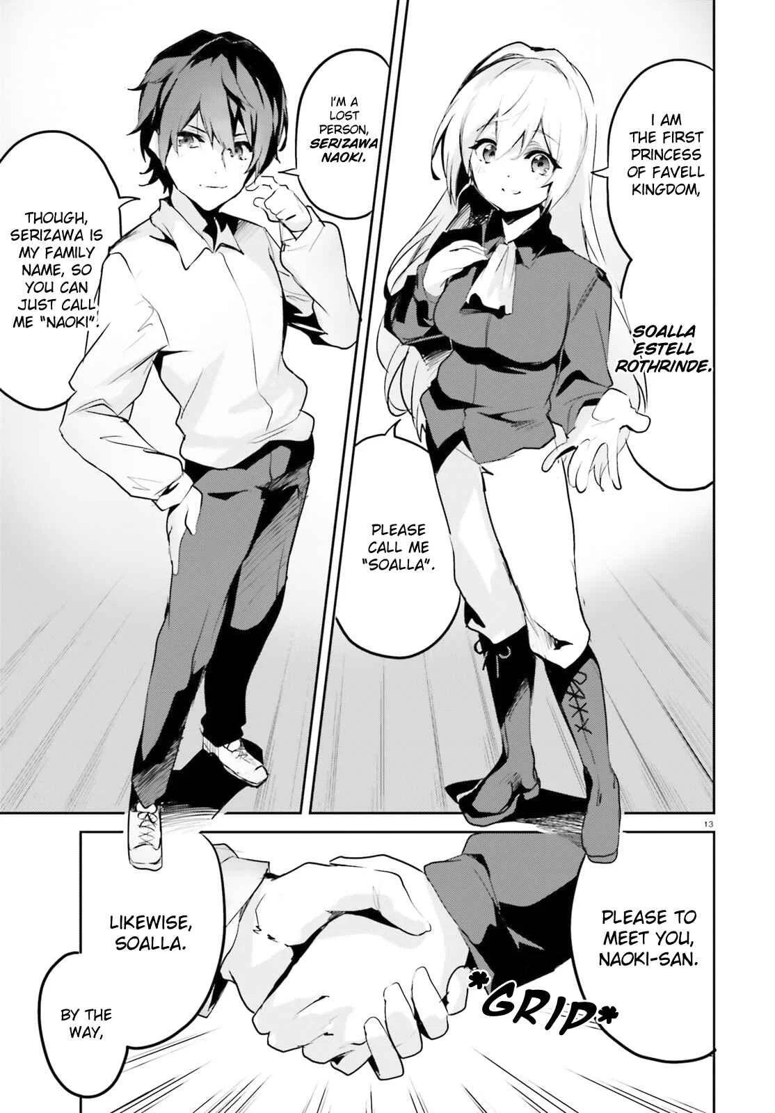 Suuji de Sukuu! Jyakushou Kokka Chapter 2 - Page 13