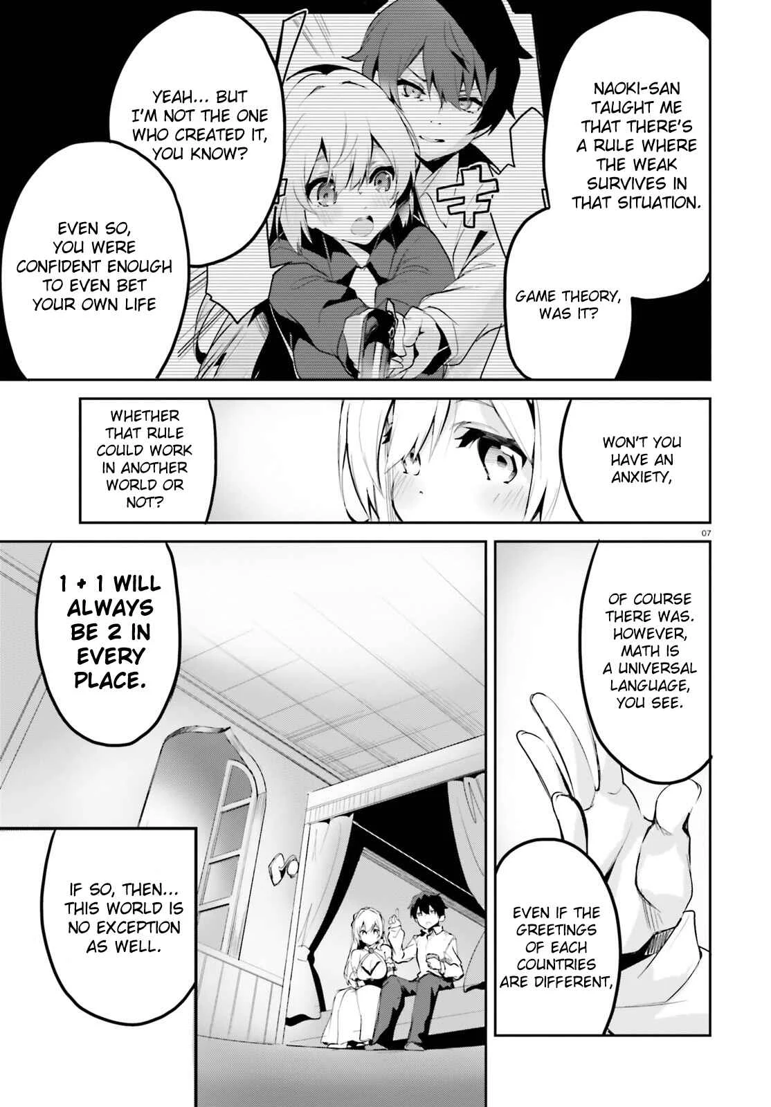 Suuji de Sukuu! Jyakushou Kokka Chapter 3 - Page 7