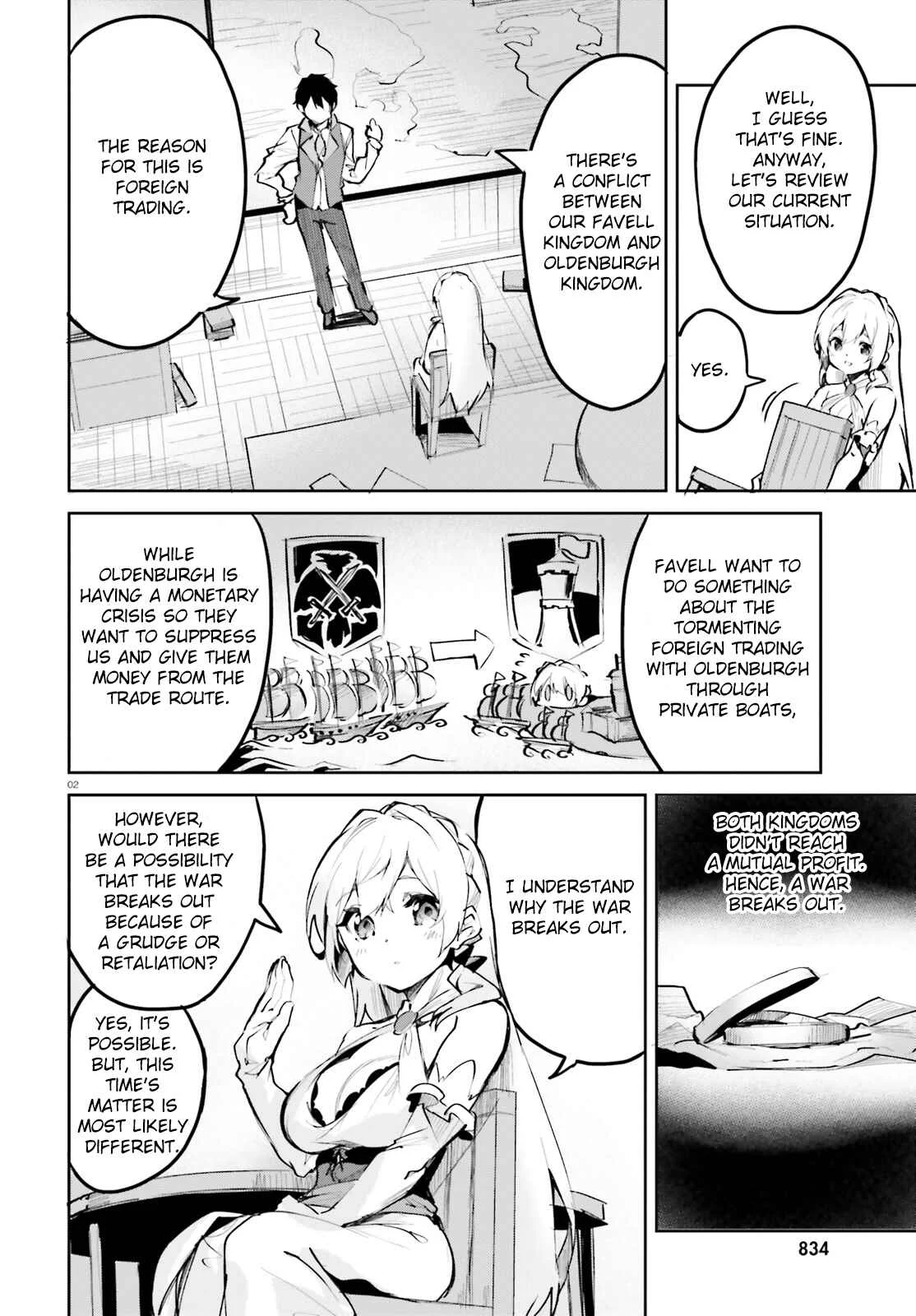 Suuji de Sukuu! Jyakushou Kokka Chapter 4.1 - Page 2