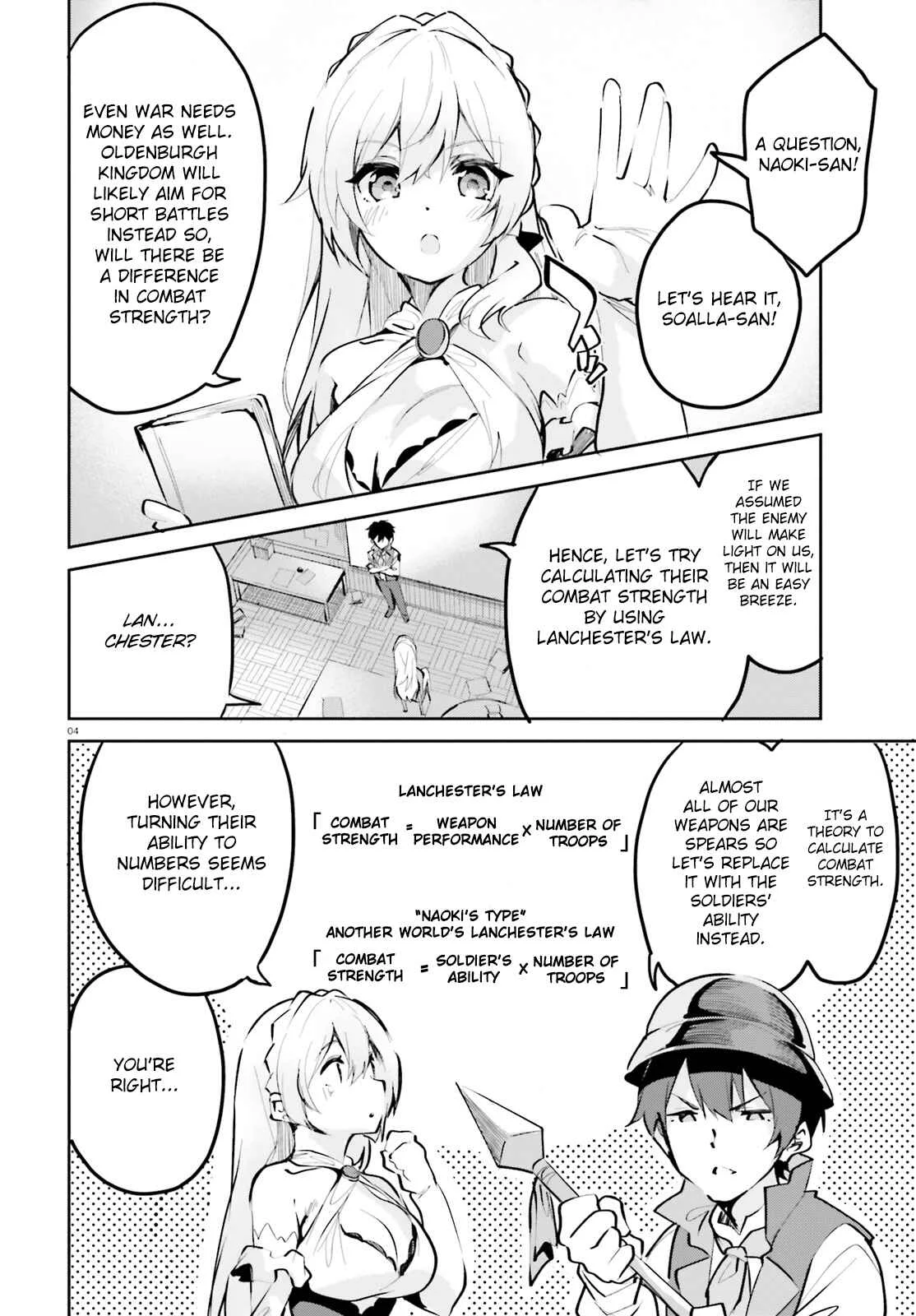 Suuji de Sukuu! Jyakushou Kokka Chapter 4.1 - Page 4