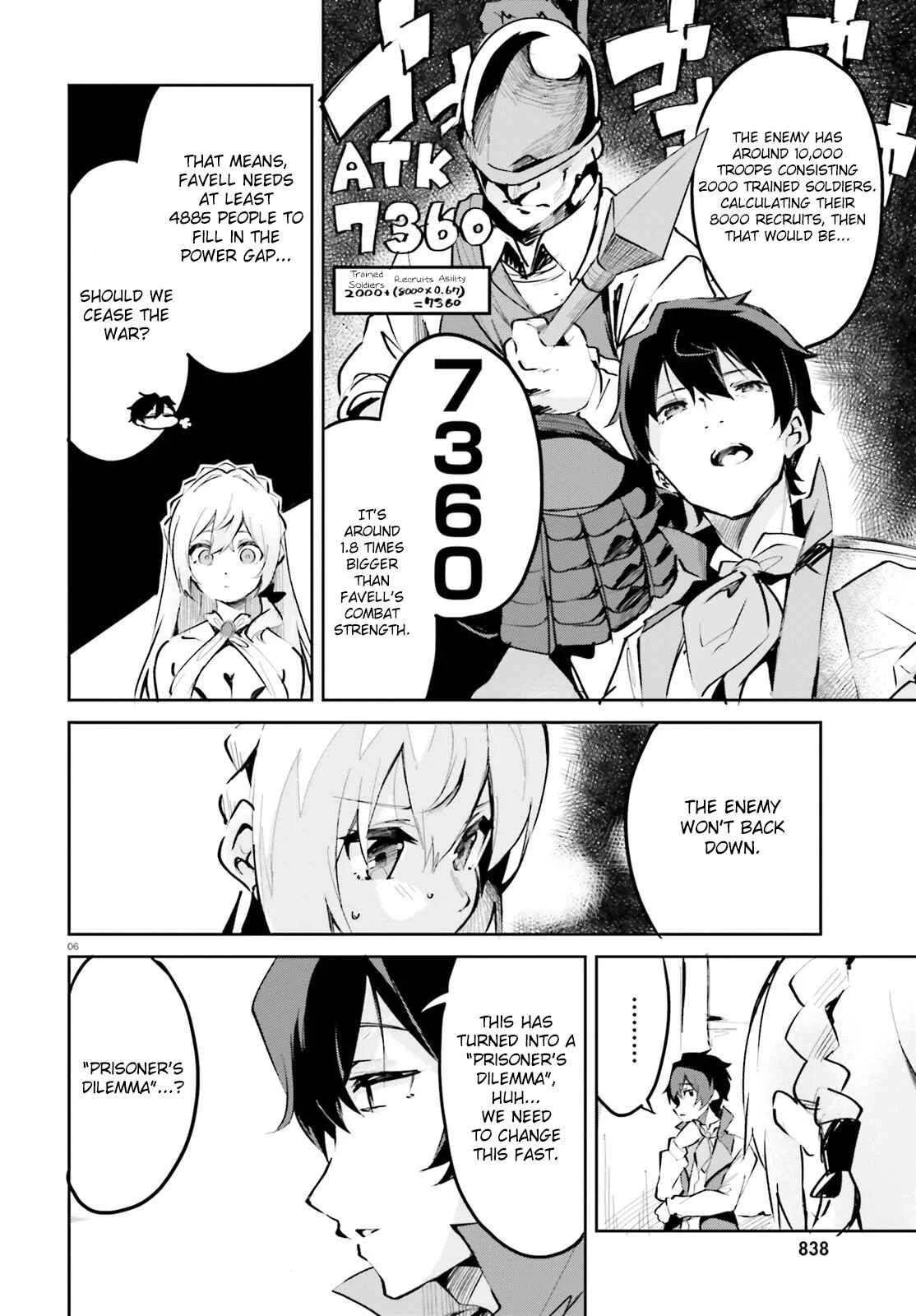 Suuji de Sukuu! Jyakushou Kokka Chapter 4.1 - Page 6