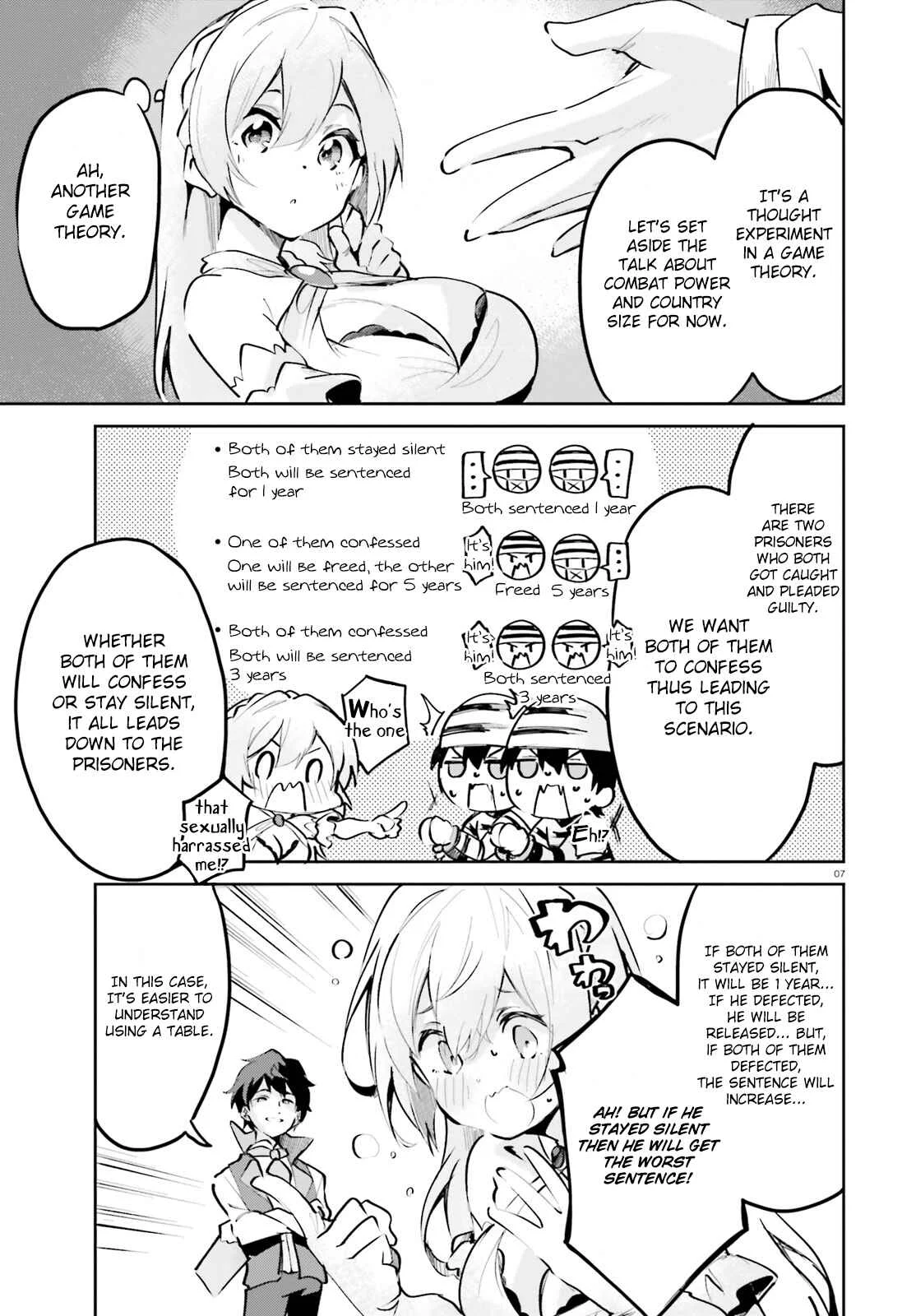 Suuji de Sukuu! Jyakushou Kokka Chapter 4.1 - Page 7
