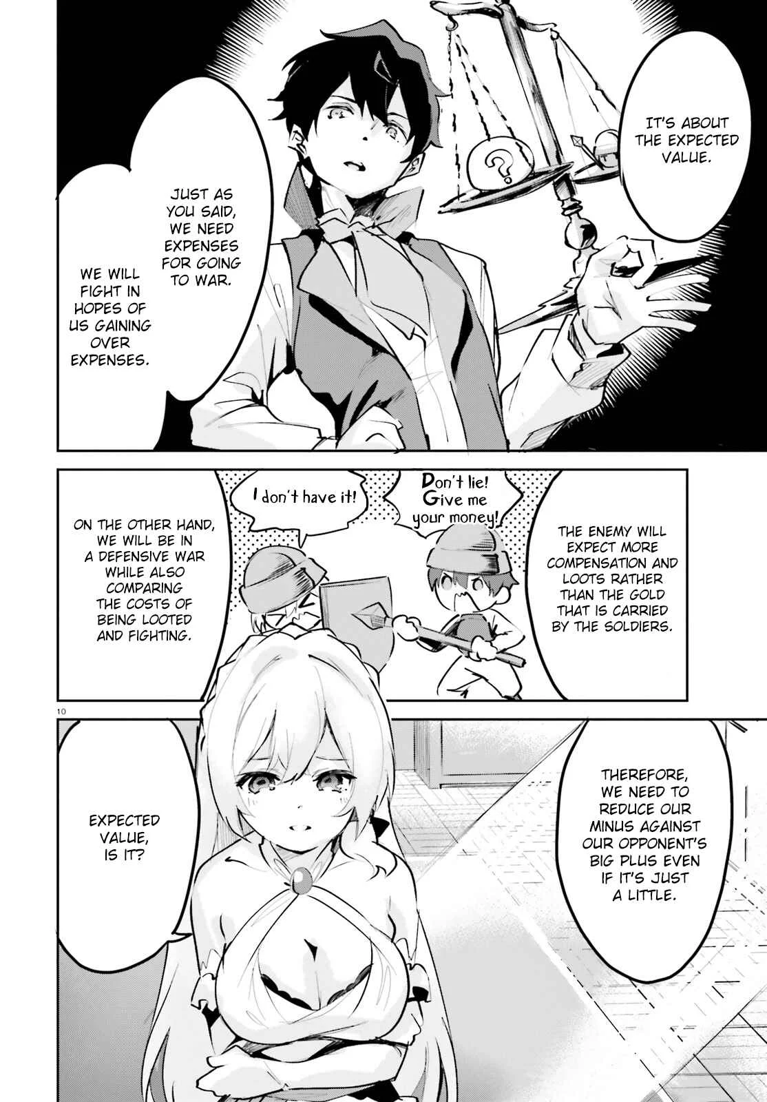 Suuji de Sukuu! Jyakushou Kokka Chapter 4.1 - Page 10