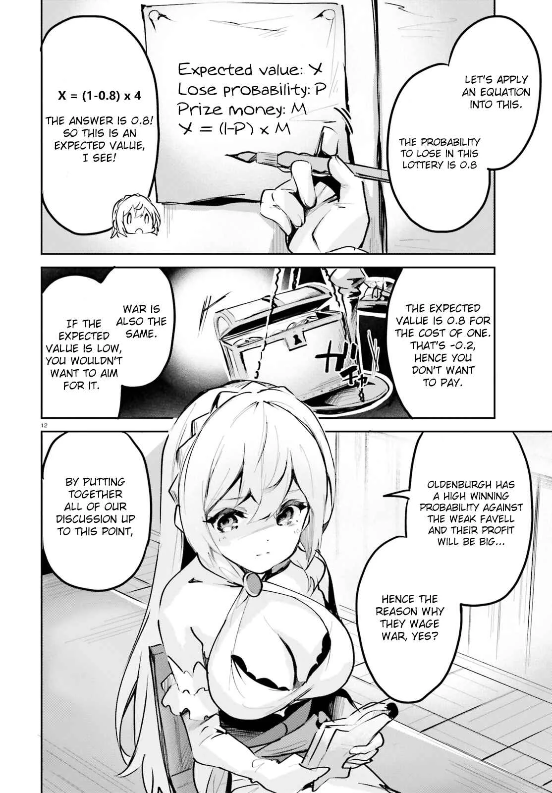 Suuji de Sukuu! Jyakushou Kokka Chapter 4.1 - Page 12