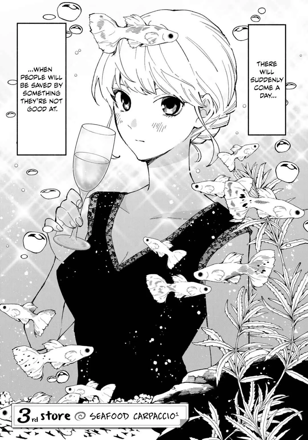Tachinomi Goreijou Chapter 3: Seafood Carpaccio - Page 1