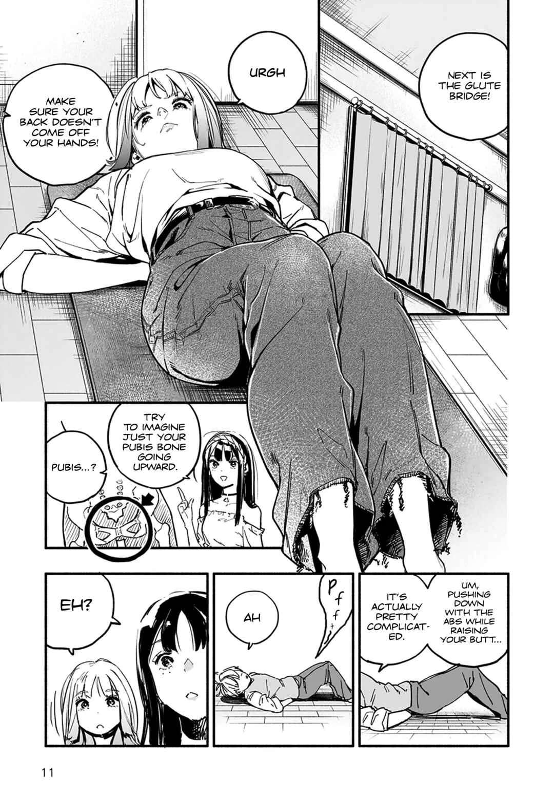 TakuTore! Chapter 3: Back Straight Training - Page 11
