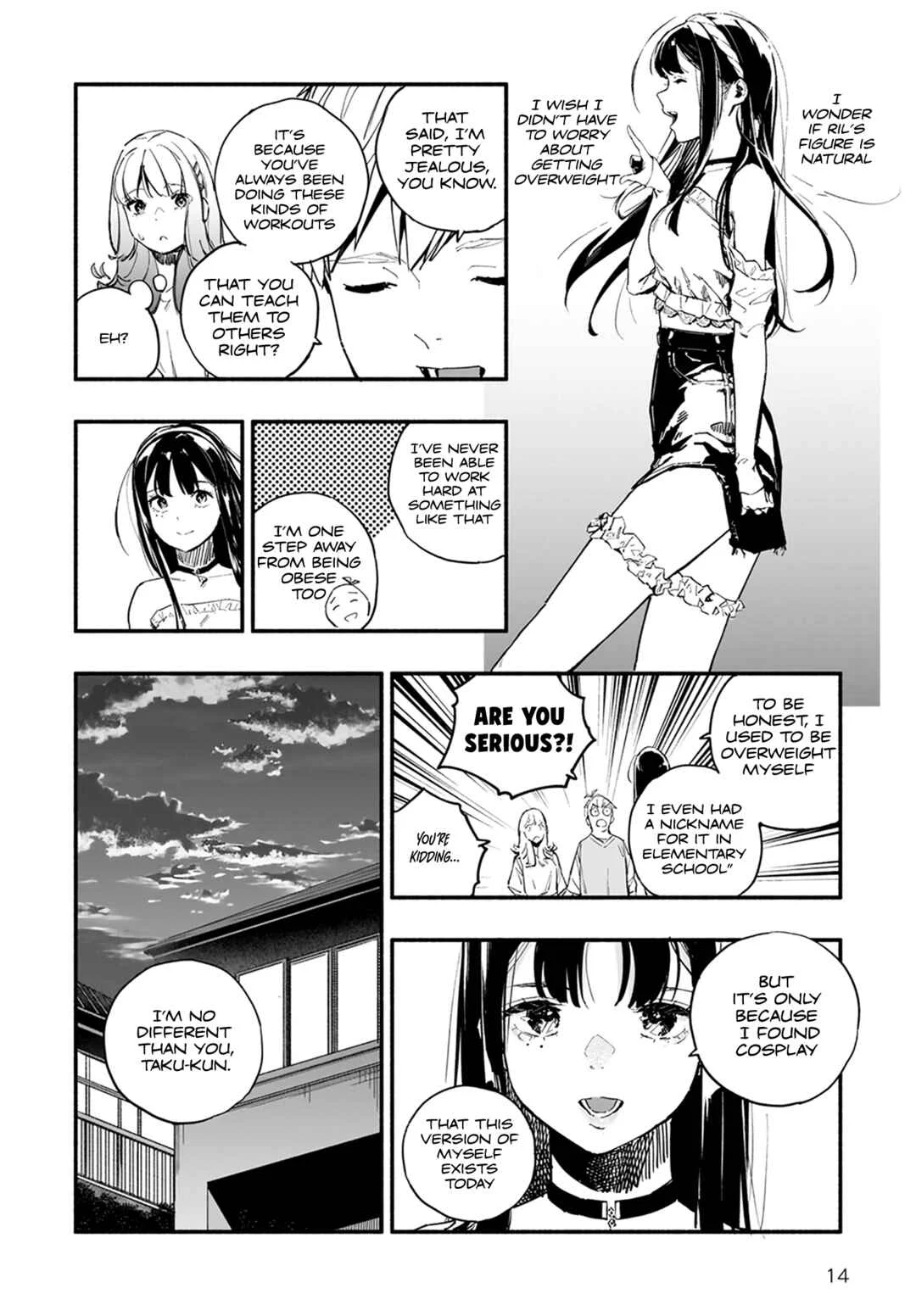 TakuTore! Chapter 3: Back Straight Training - Page 14