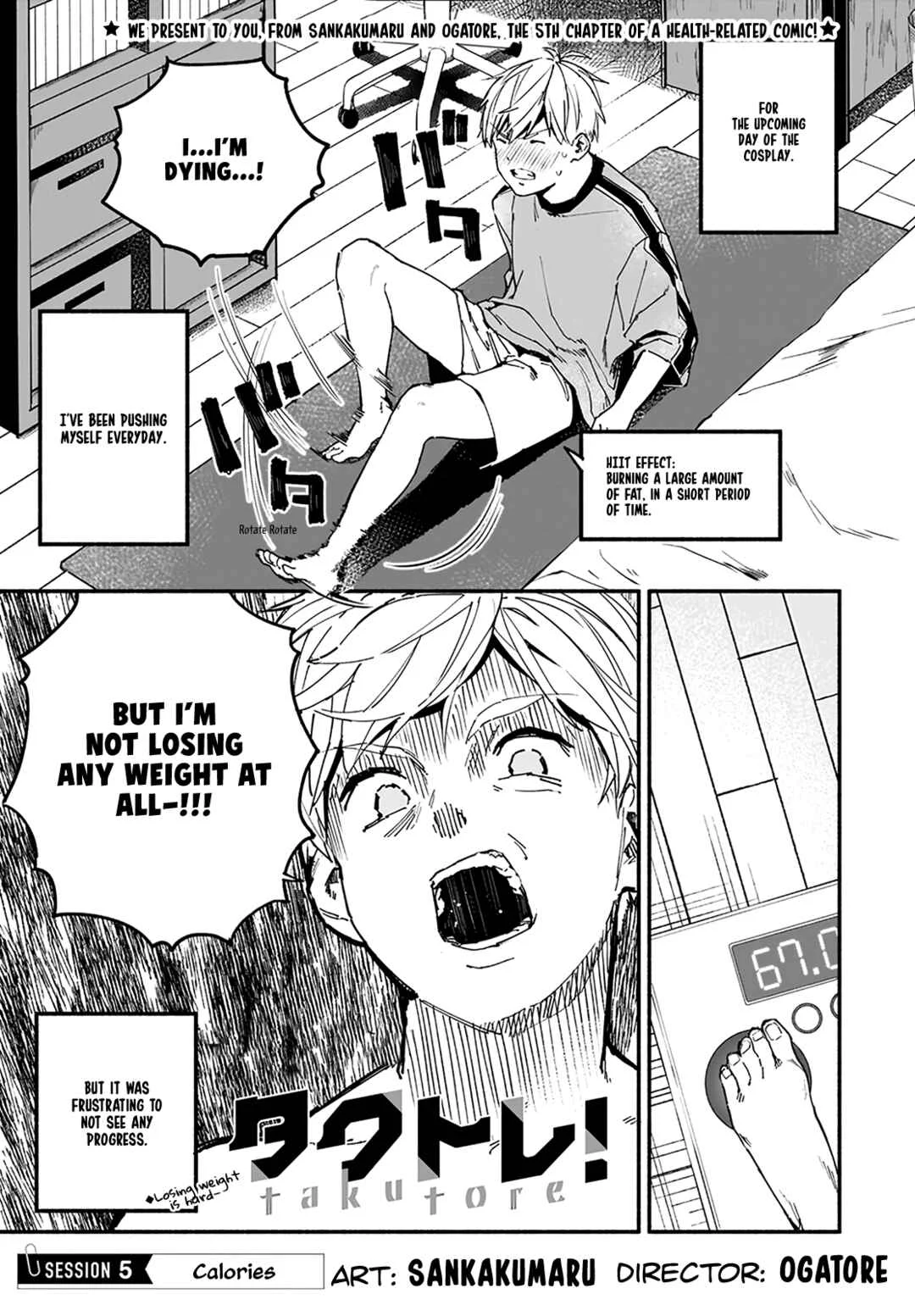TakuTore! Chapter 5: Calories - Page 1