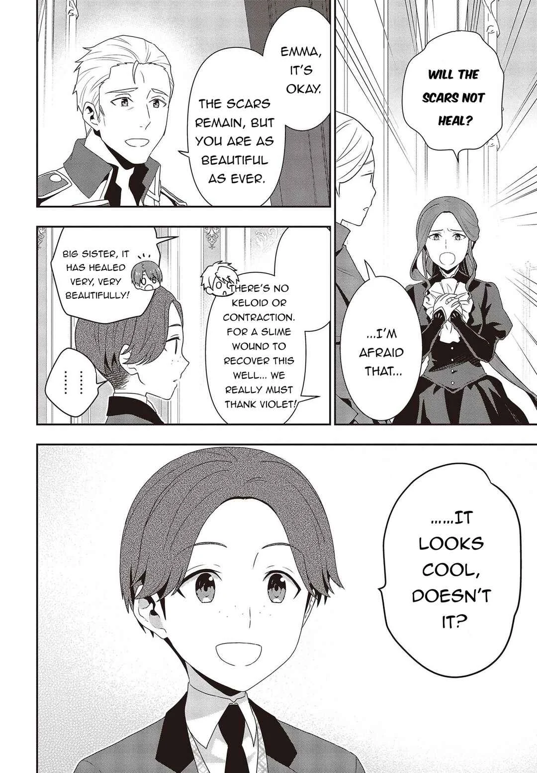 Tanaka-ke, Tensei Suru. Chapter 12.2: She suffered deep wounds from the slime attack, but. - Page 6
