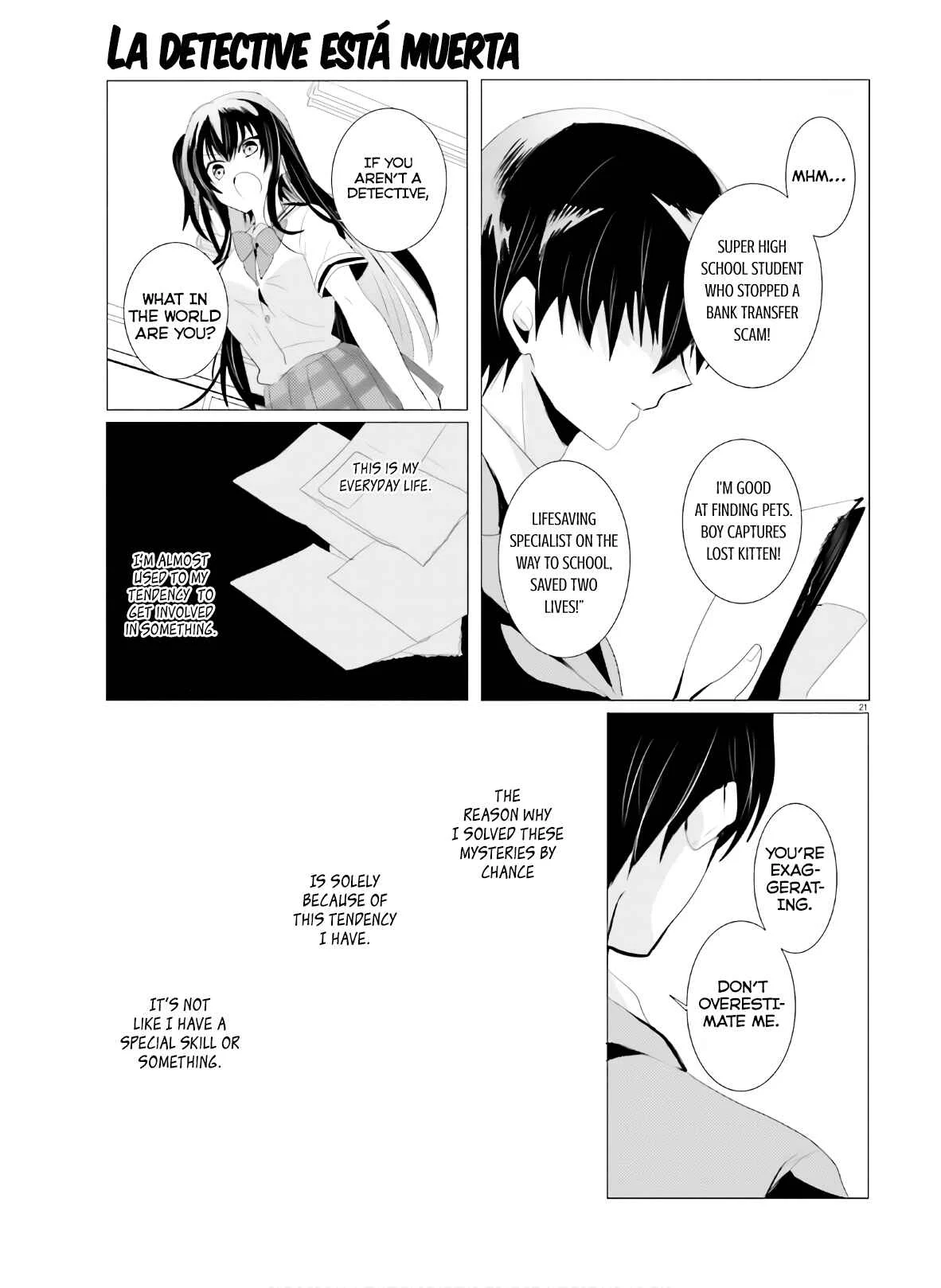 Tantei wa Mou, Shindeiru Chapter 1: The Detective is Absent - Page 21