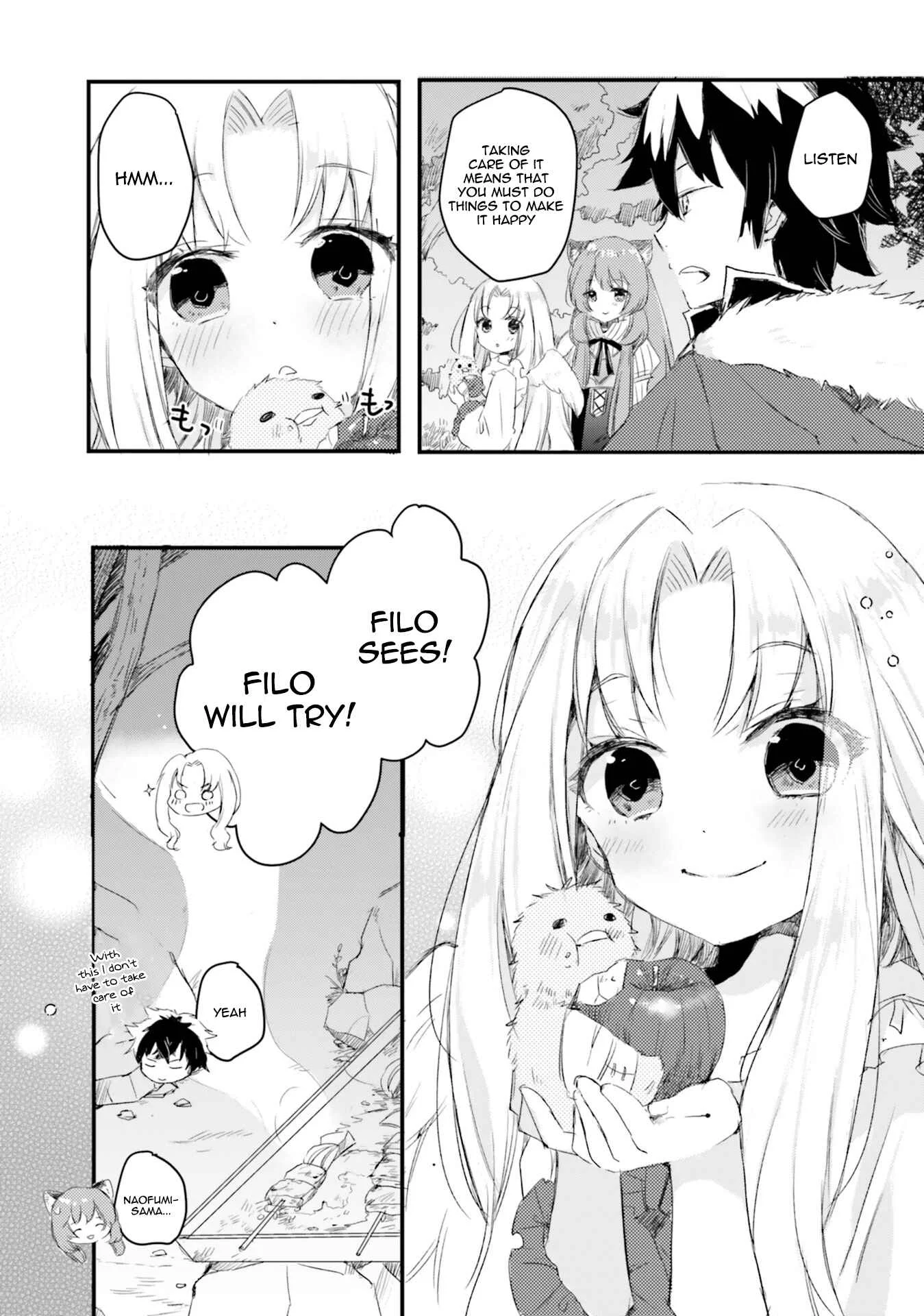Tate no Yuusha no Nariagari Anthology Chapter 3: Filo and the Small Bird - Page 5