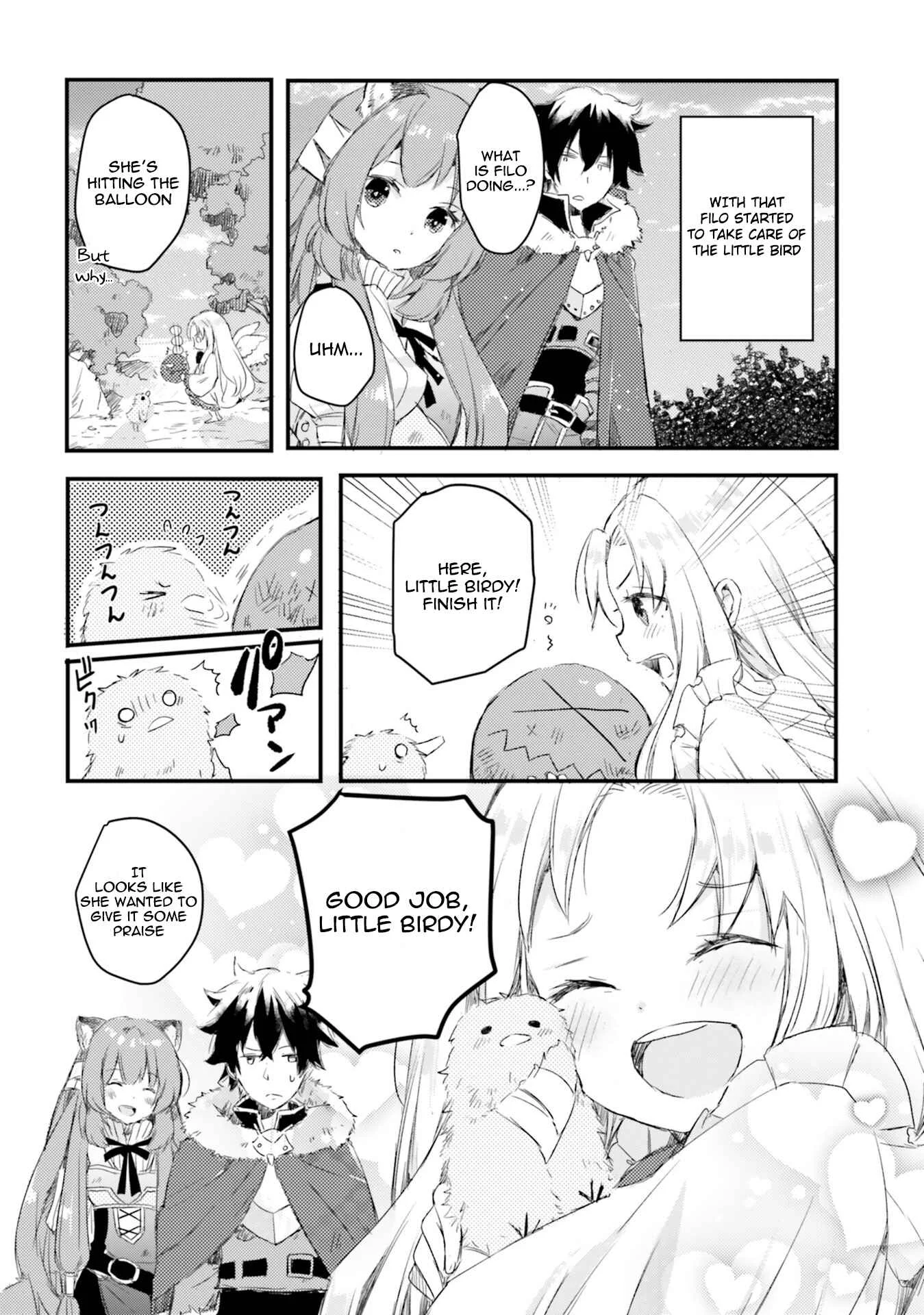 Tate no Yuusha no Nariagari Anthology Chapter 3: Filo and the Small Bird - Page 6