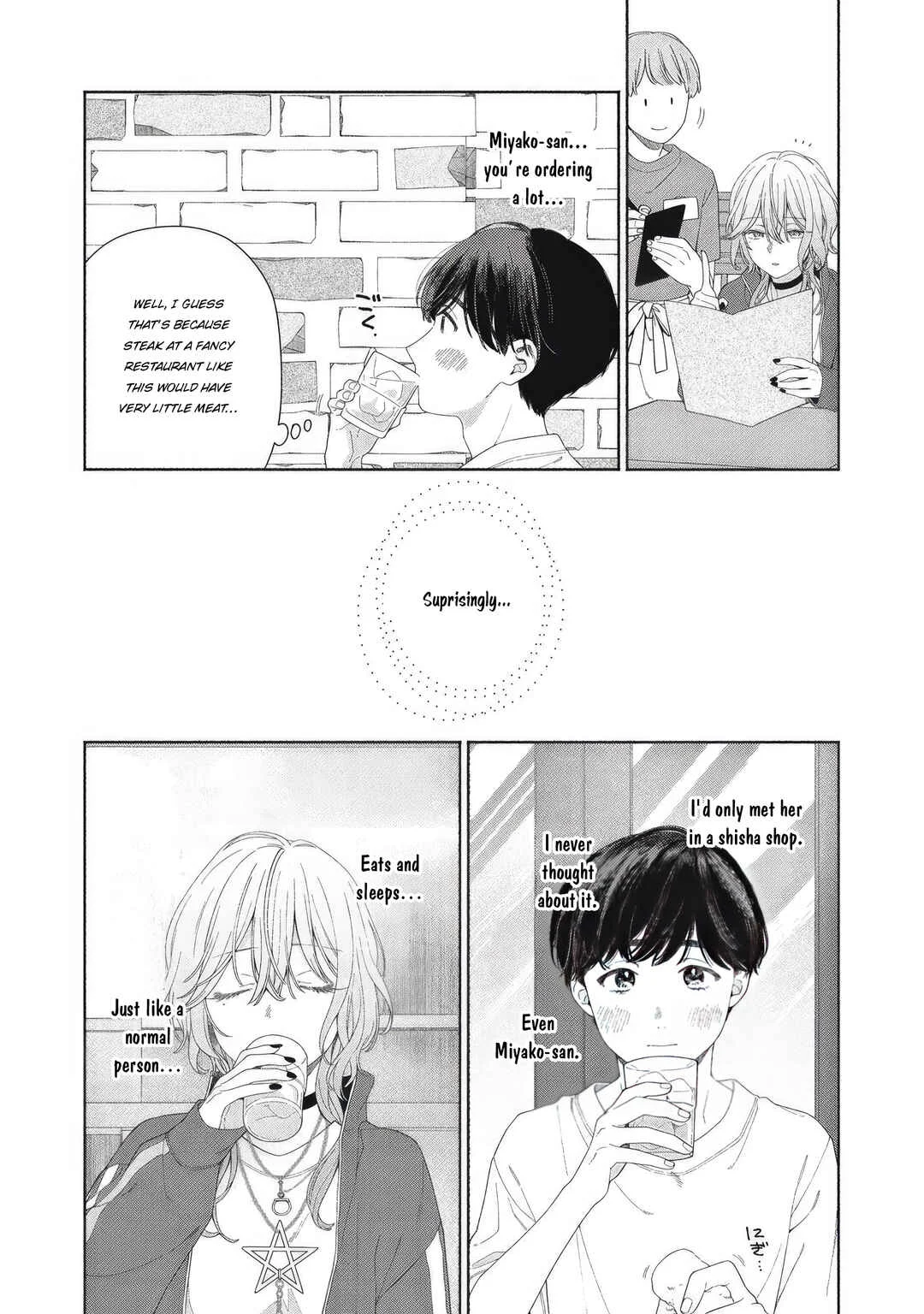 Tayutau Kemuri wa Tsukamenai Chapter 4: Pasta and Relationship - Page 14