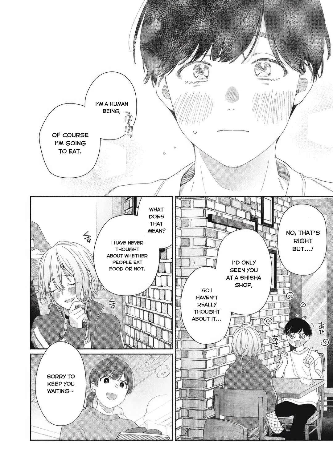Tayutau Kemuri wa Tsukamenai Chapter 4: Pasta and Relationship - Page 16