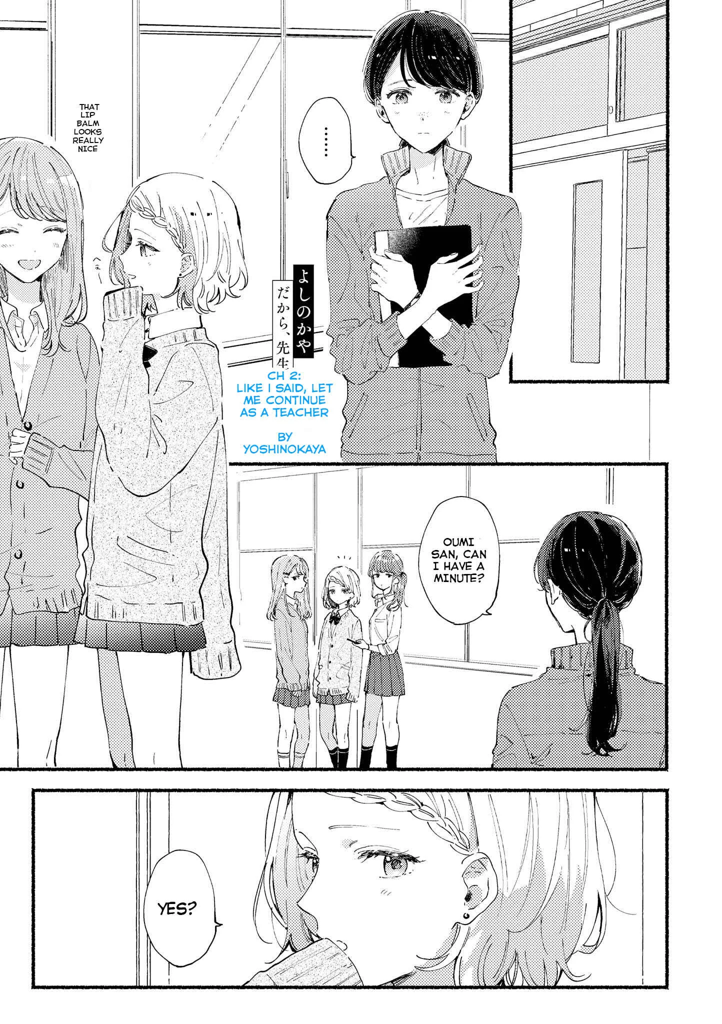 Teacher x Student Yuri Anthology Comic Chapter 2: Like I said, let me continue as a teacher - Page 1