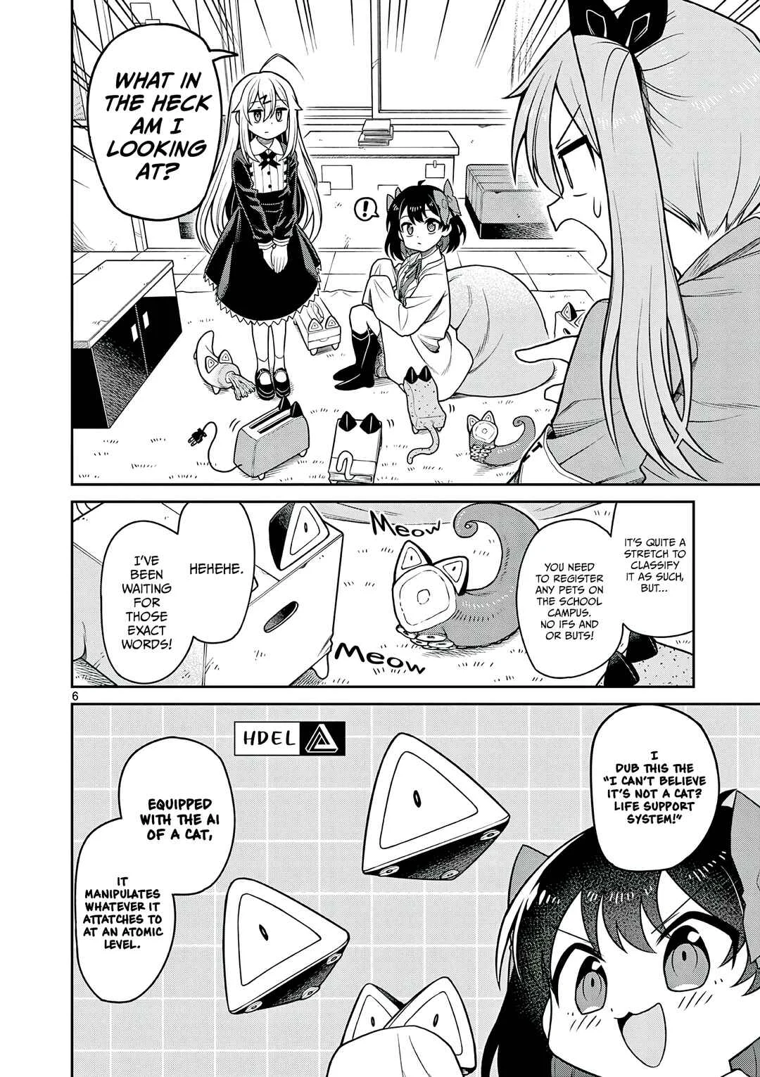 Techno Panic Universe Chapter 2: Can a TV be considered a Cat? - Page 6