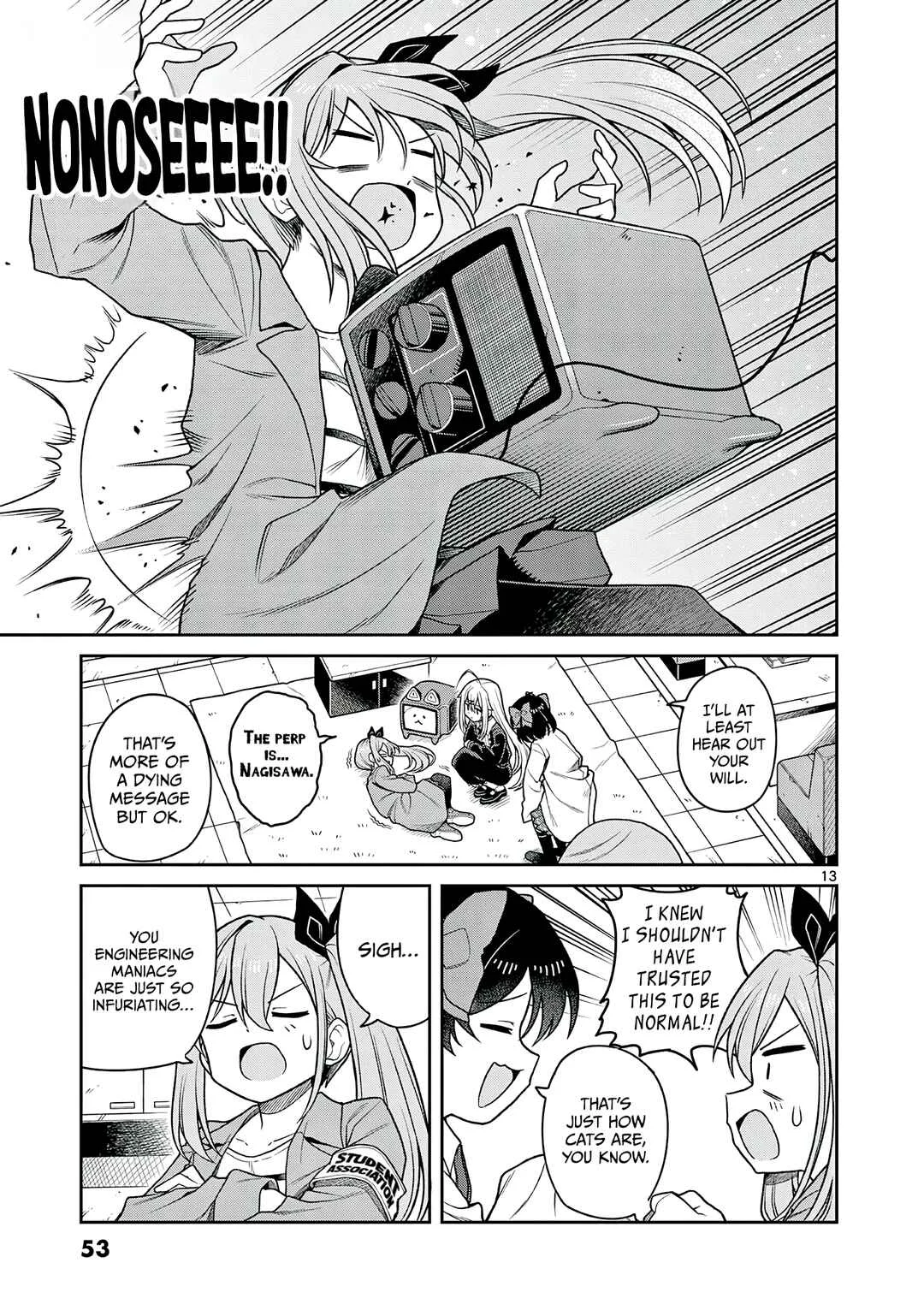 Techno Panic Universe Chapter 2: Can a TV be considered a Cat? - Page 13