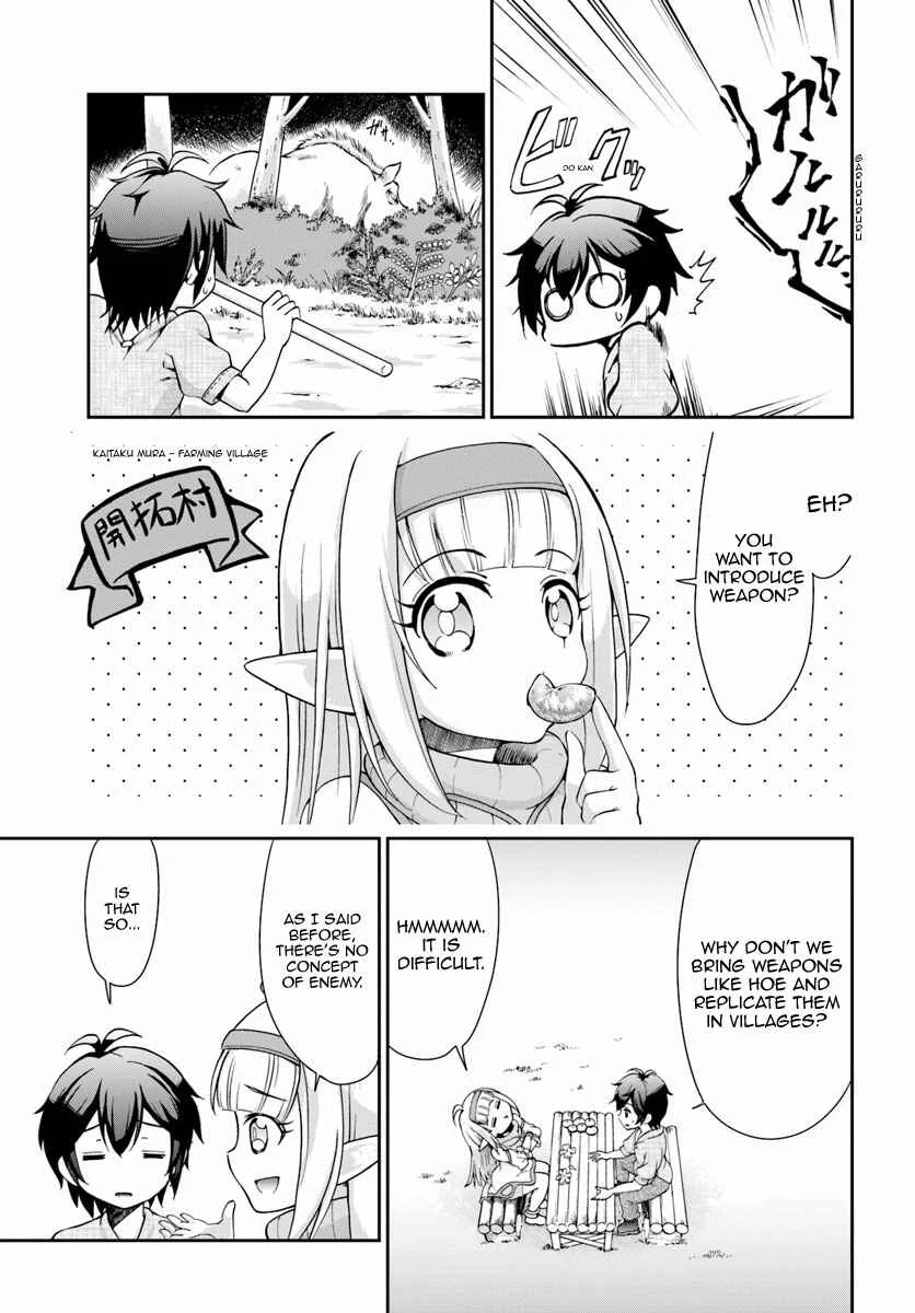 Tenohira Kaitaku Mura de Isekai Kenkokuki ~Fueteku Yome-tachi to Nonbiri Mujintou Life~ Chapter 4: First Friend!! - Page 6