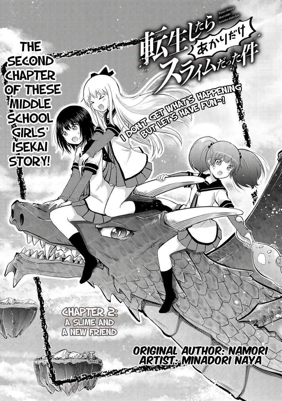 Tensei Shitara Akari dake ga Slime Datta Ken Chapter 2: A Slime and a New Friend - Page 1